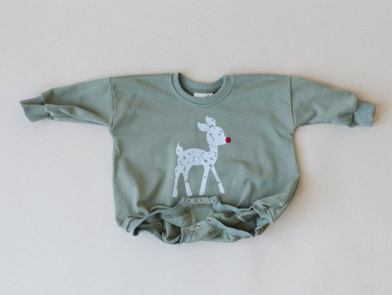Rudolph Sweatshirt Romper