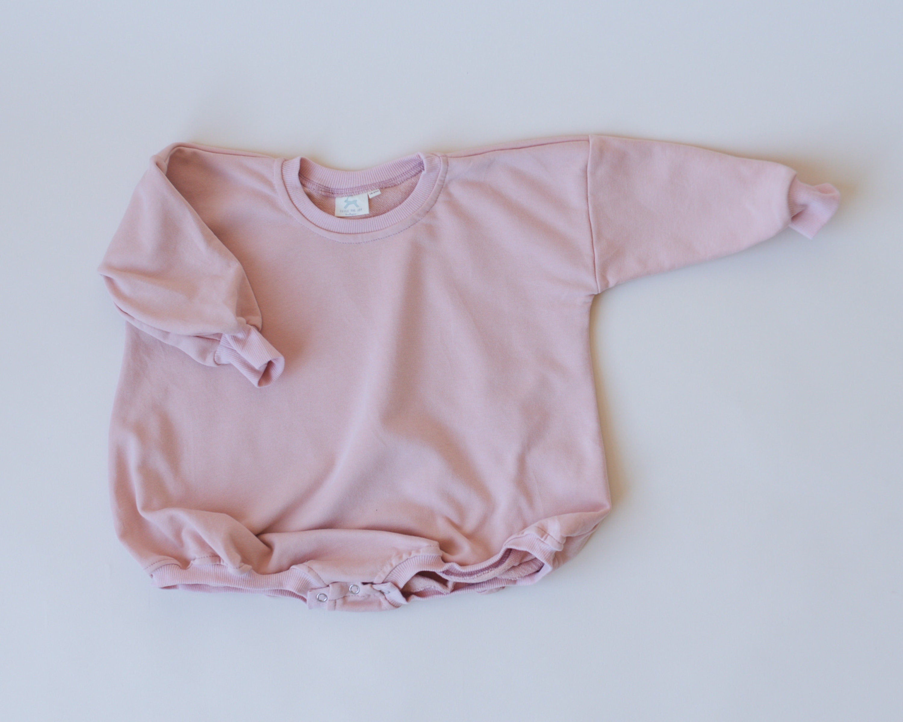 Distressed Heart Sweatshirt Romper - More Colors