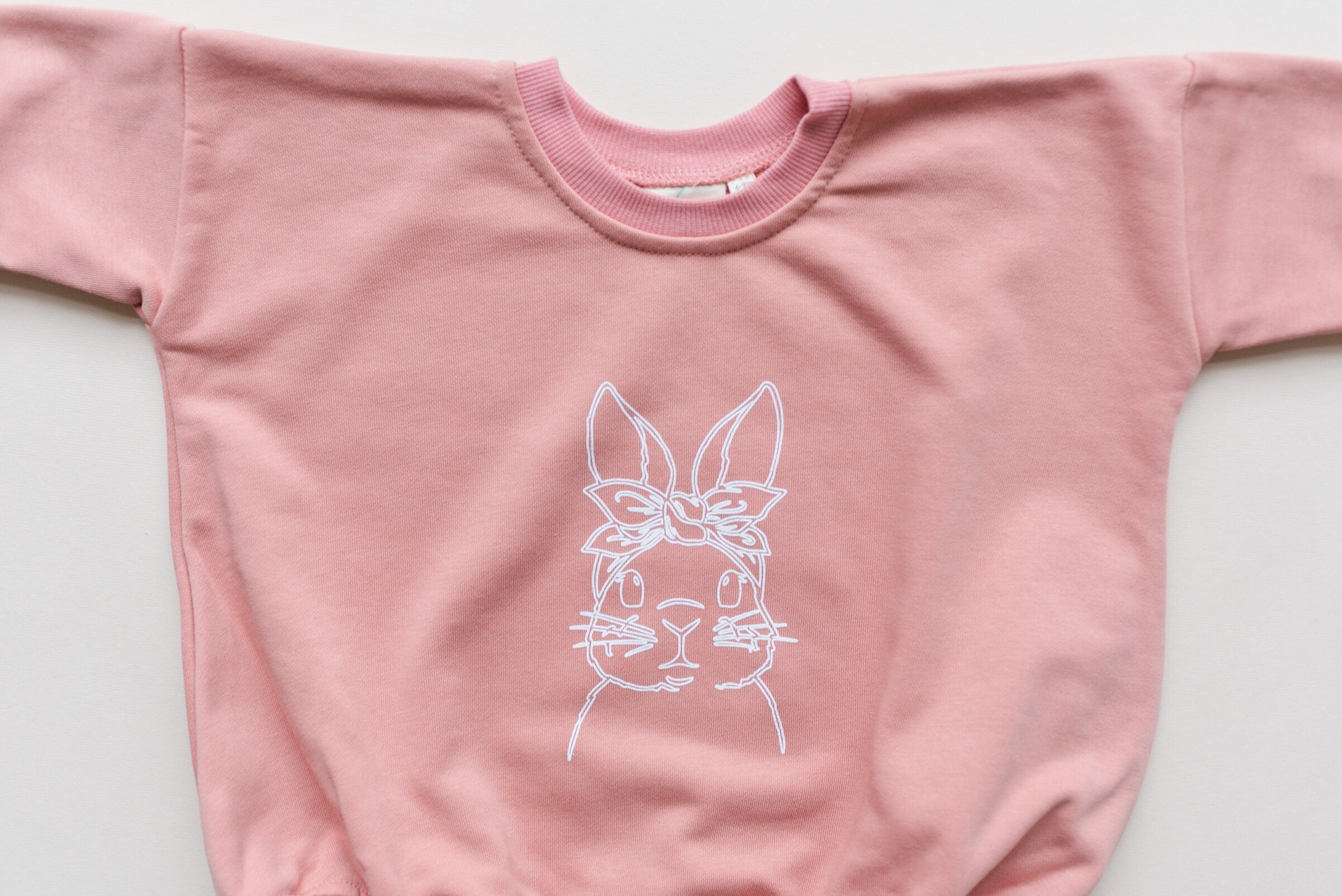 Boho Bunny Sweatshirt Romper - More Colors