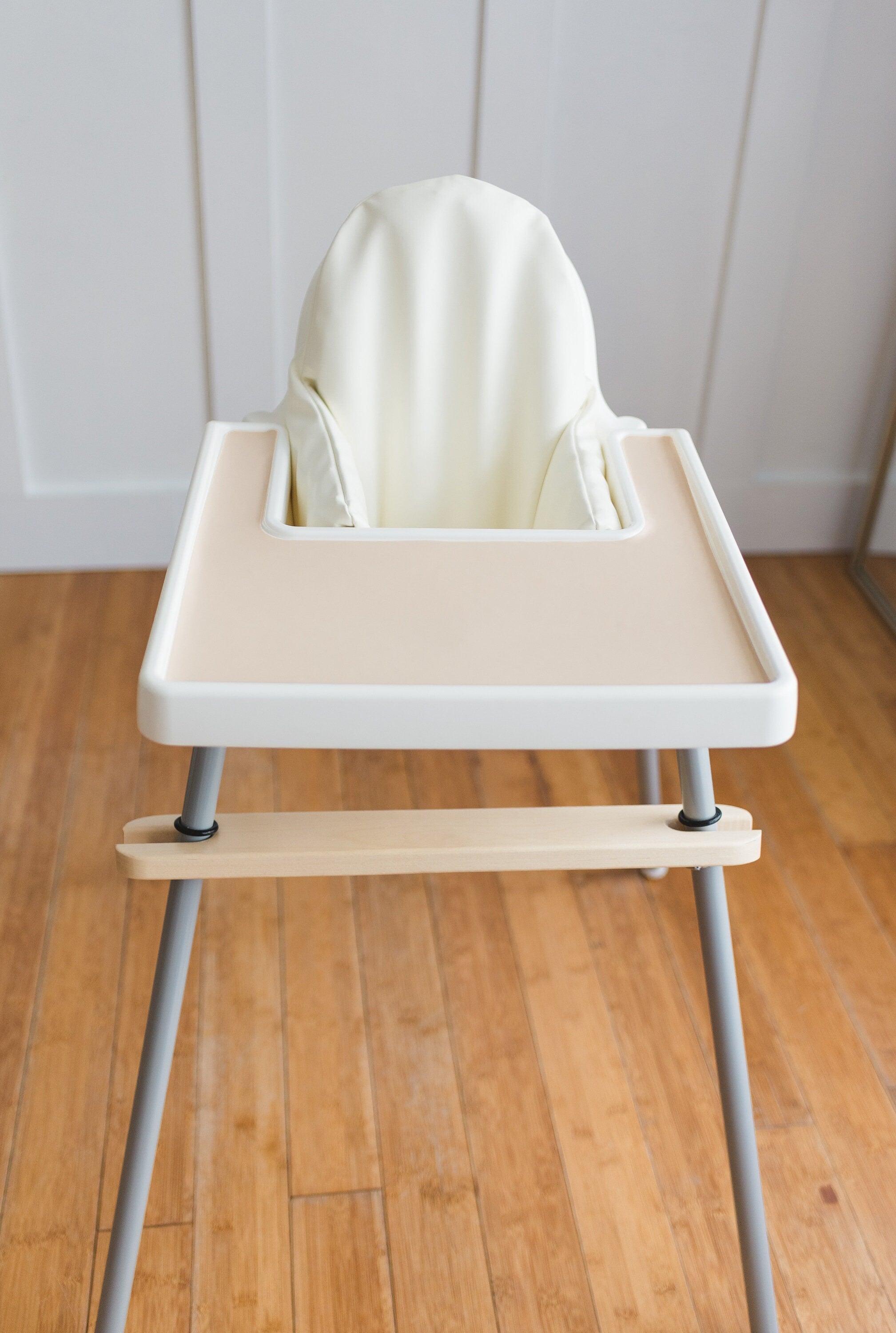 Off-white Vegan Leather Ikea Antilop Cushion Cover