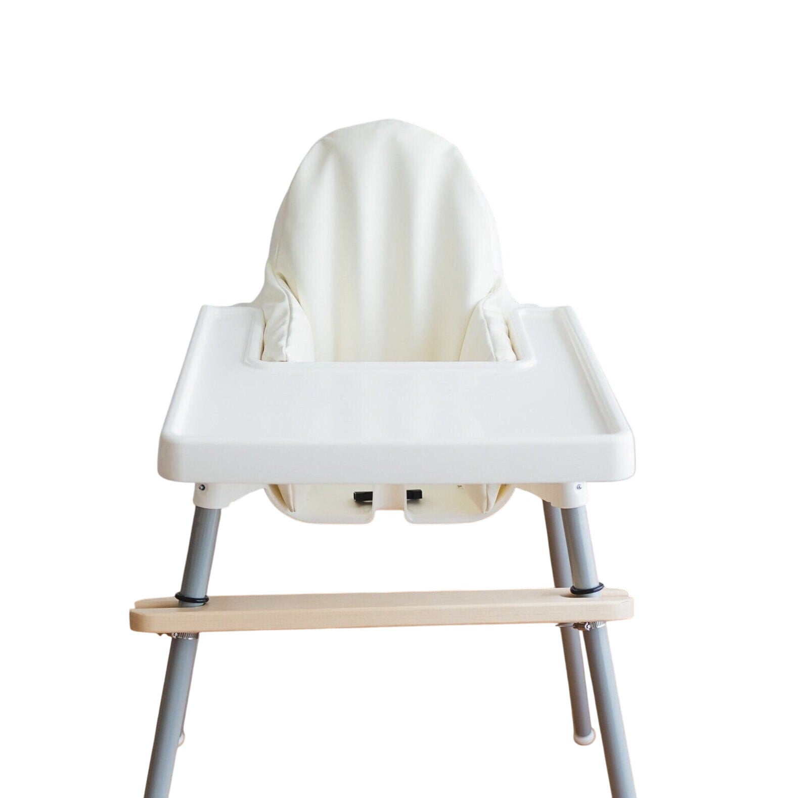 Off-white Vegan Leather Ikea Antilop Cushion Cover