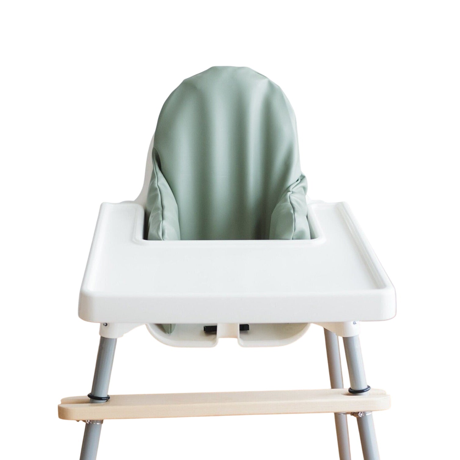 Sage Green Vegan Leather Ikea Antilop Cushion Cover