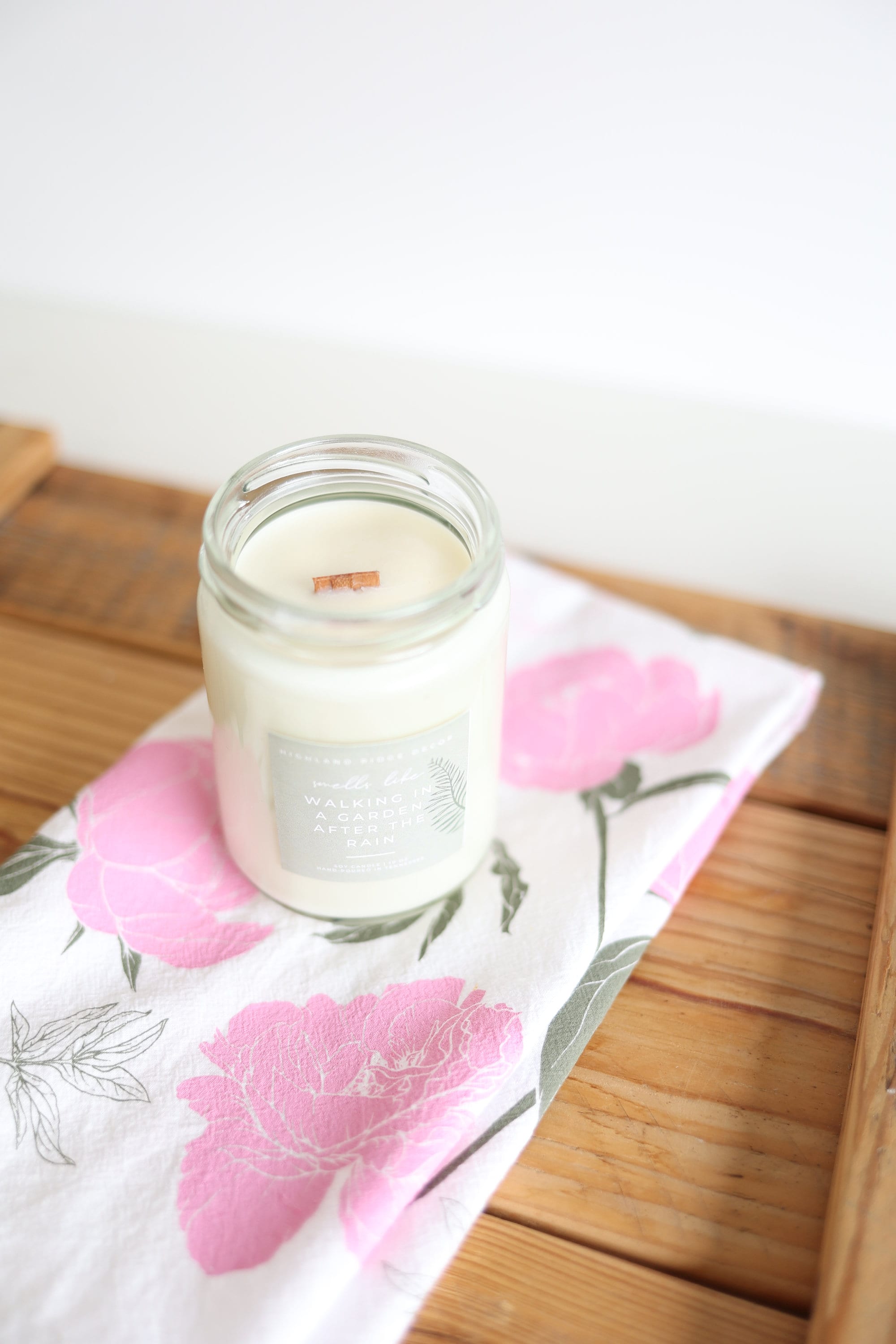 "walking In A Garden After The Rain" Candle
