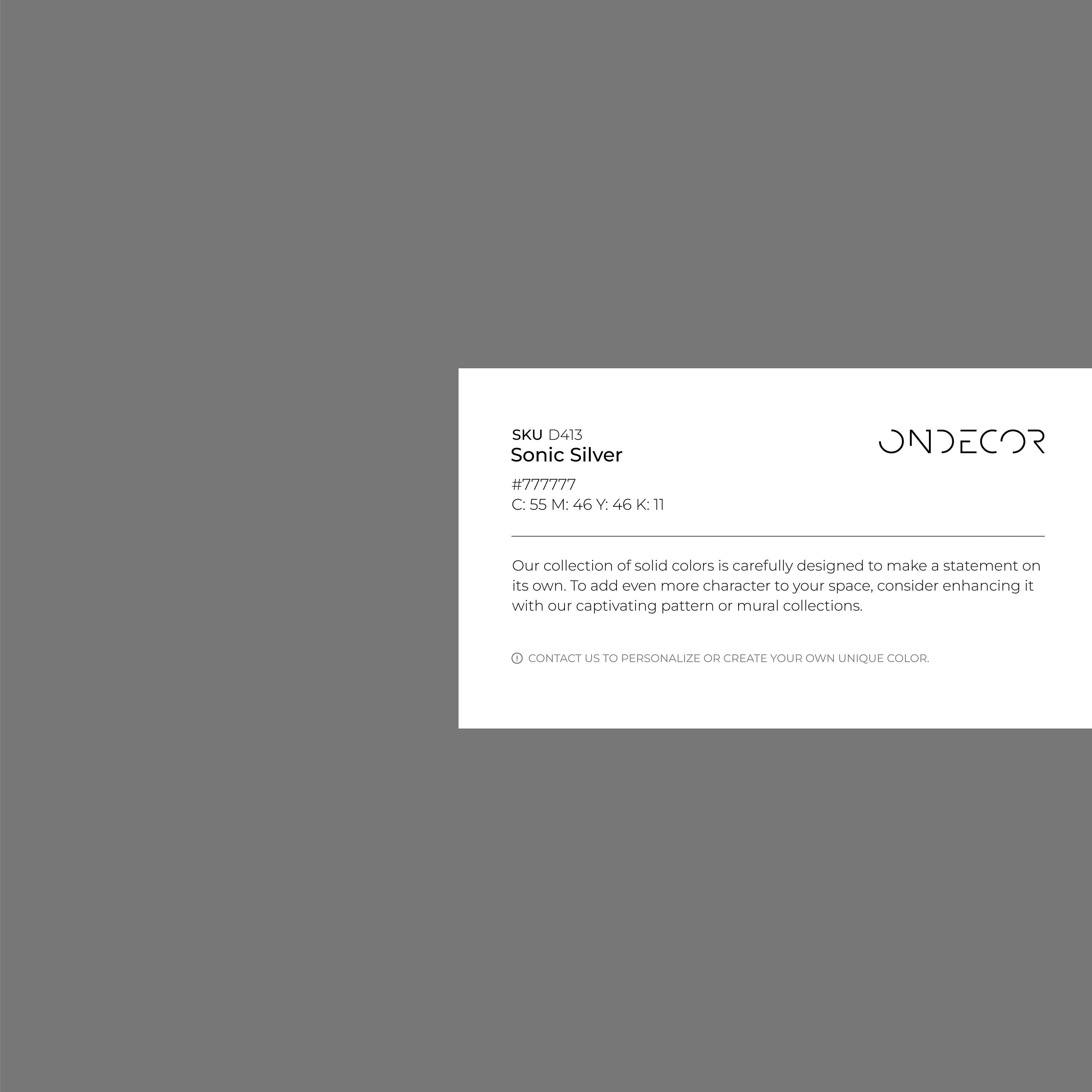 Solid Color Wallpaper With A Minimalist Style In Dark Gray - D413