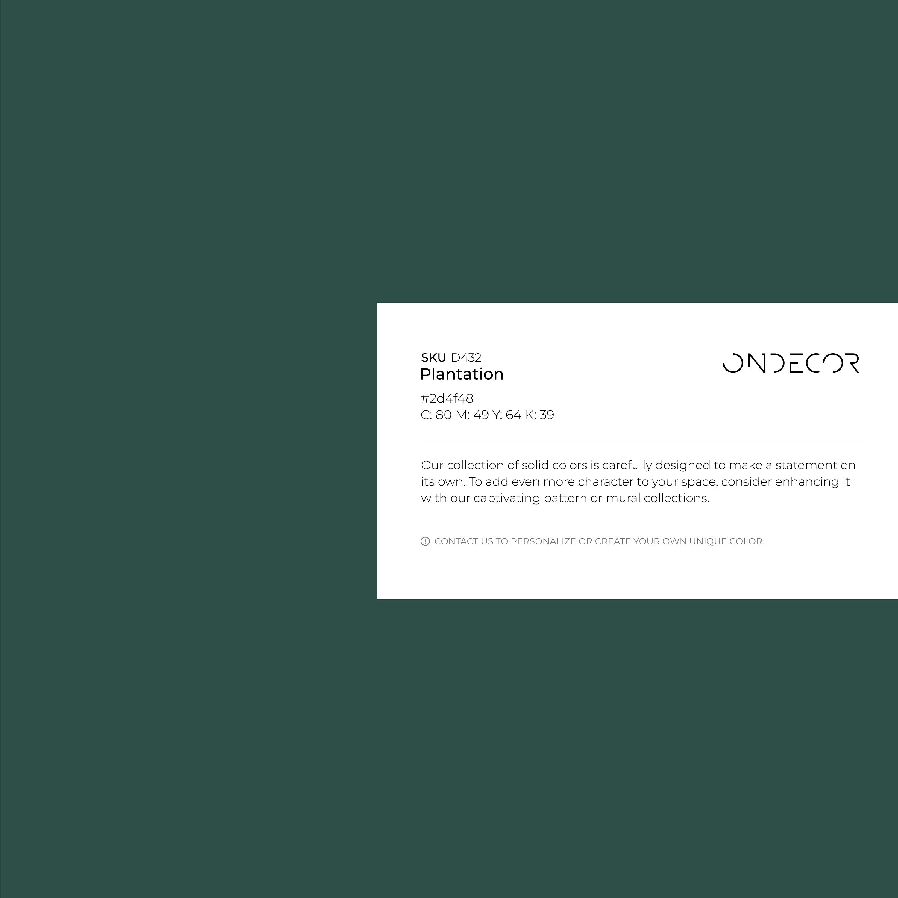 Minimalist Wallpaper With A Solid Field Of Dark Green - D432