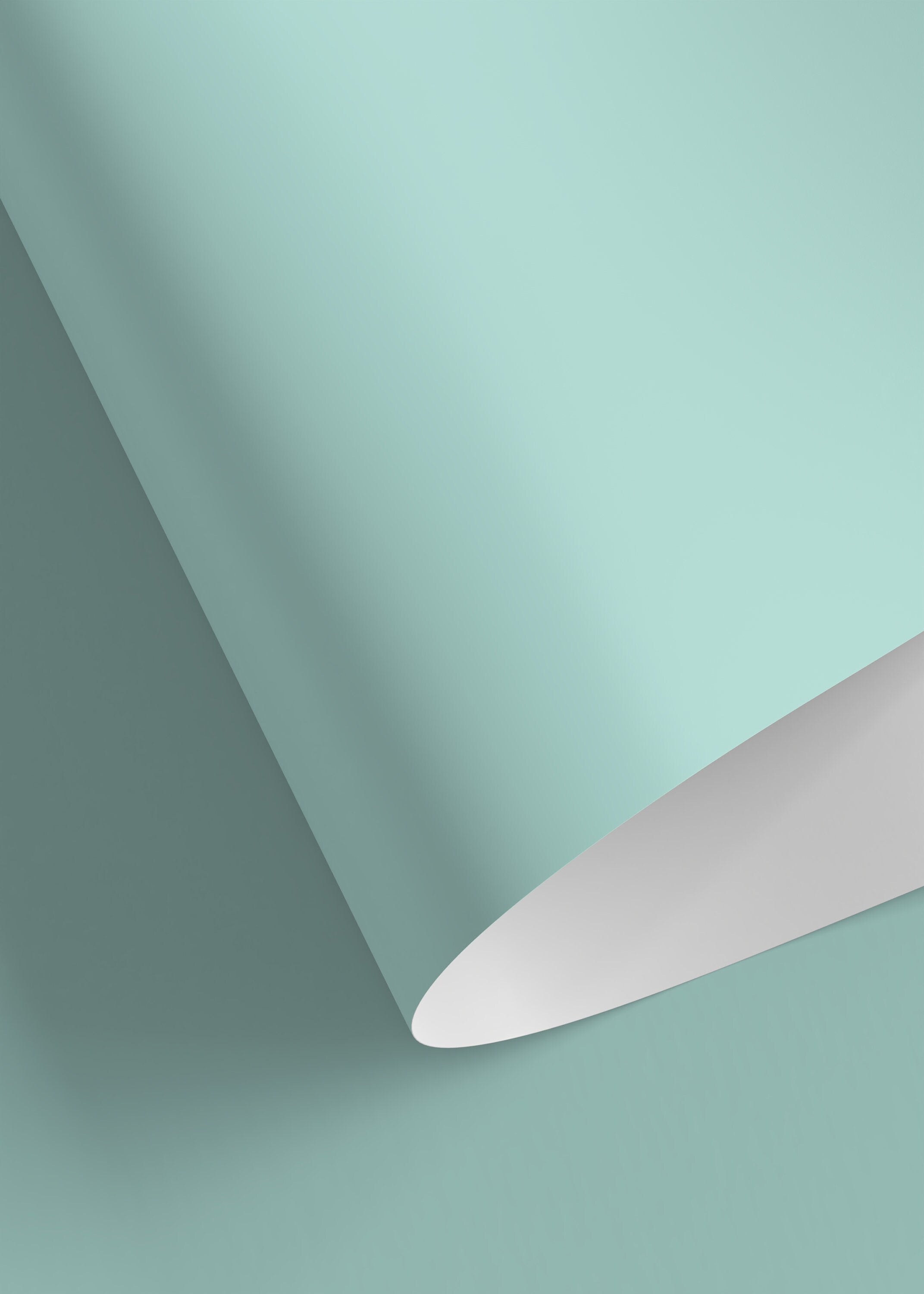 Solid Color Wallpaper With A Minimalist Style In Powder Blue - D442