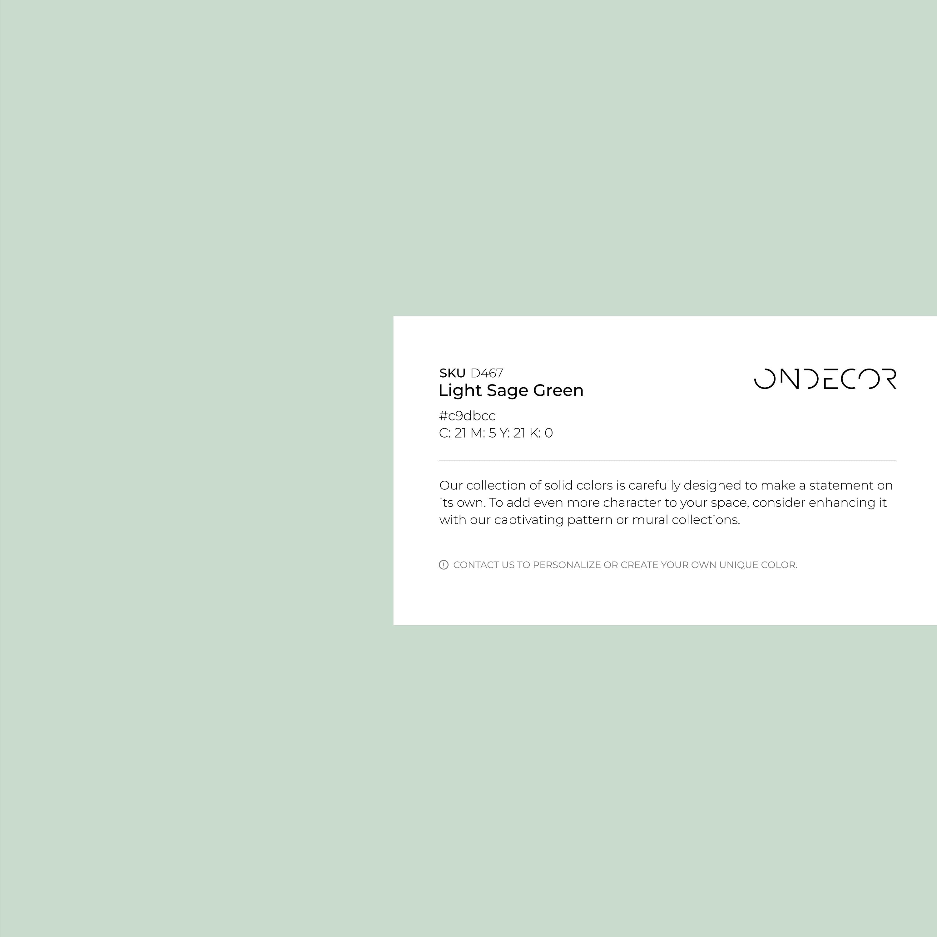 Solid Color Wallpaper With A Minimalist Aesthetic In Light Green - D467