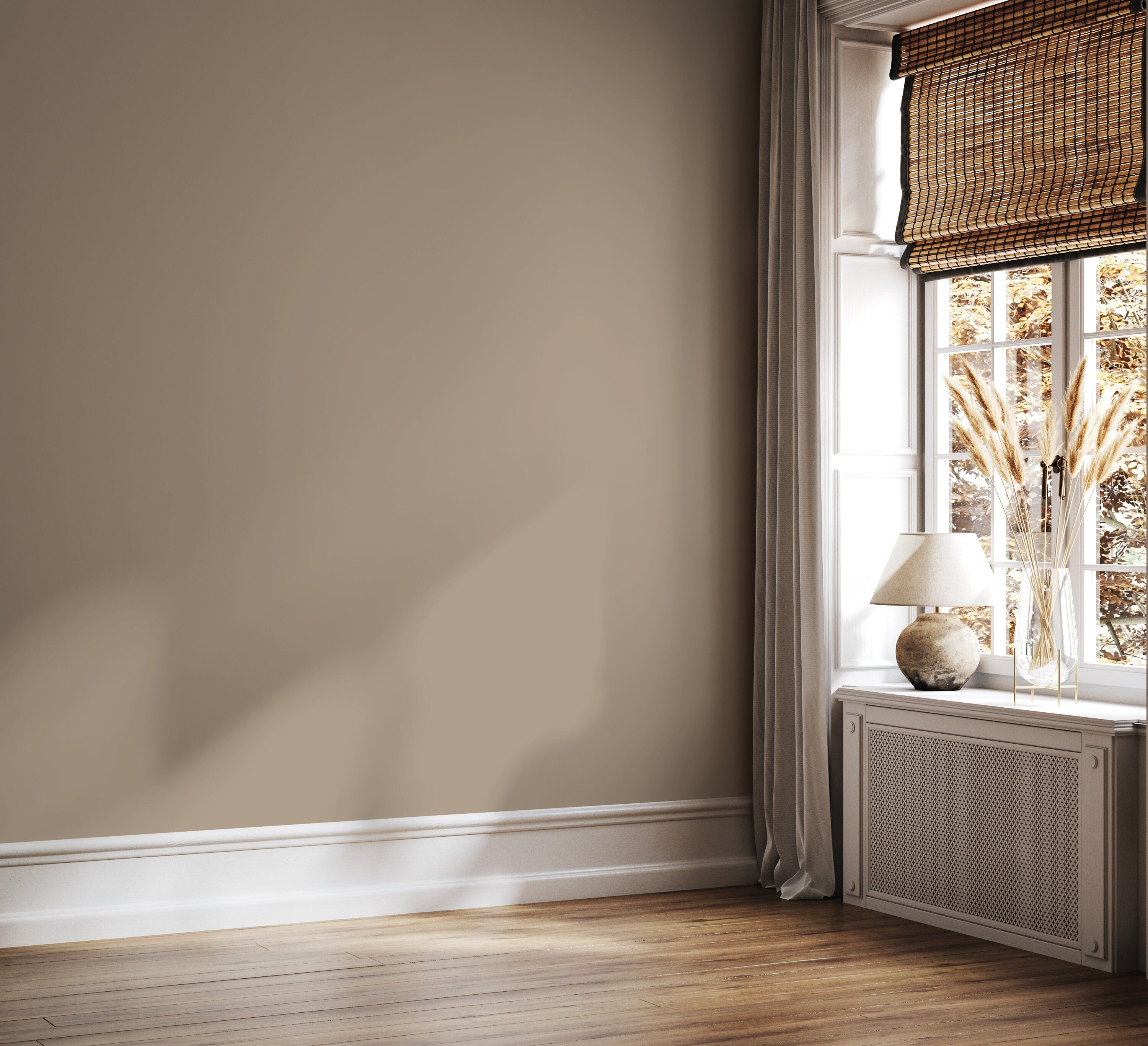 Solid Color Wallpaper Featuring An Earthy Hue In Grullo Gray - D422