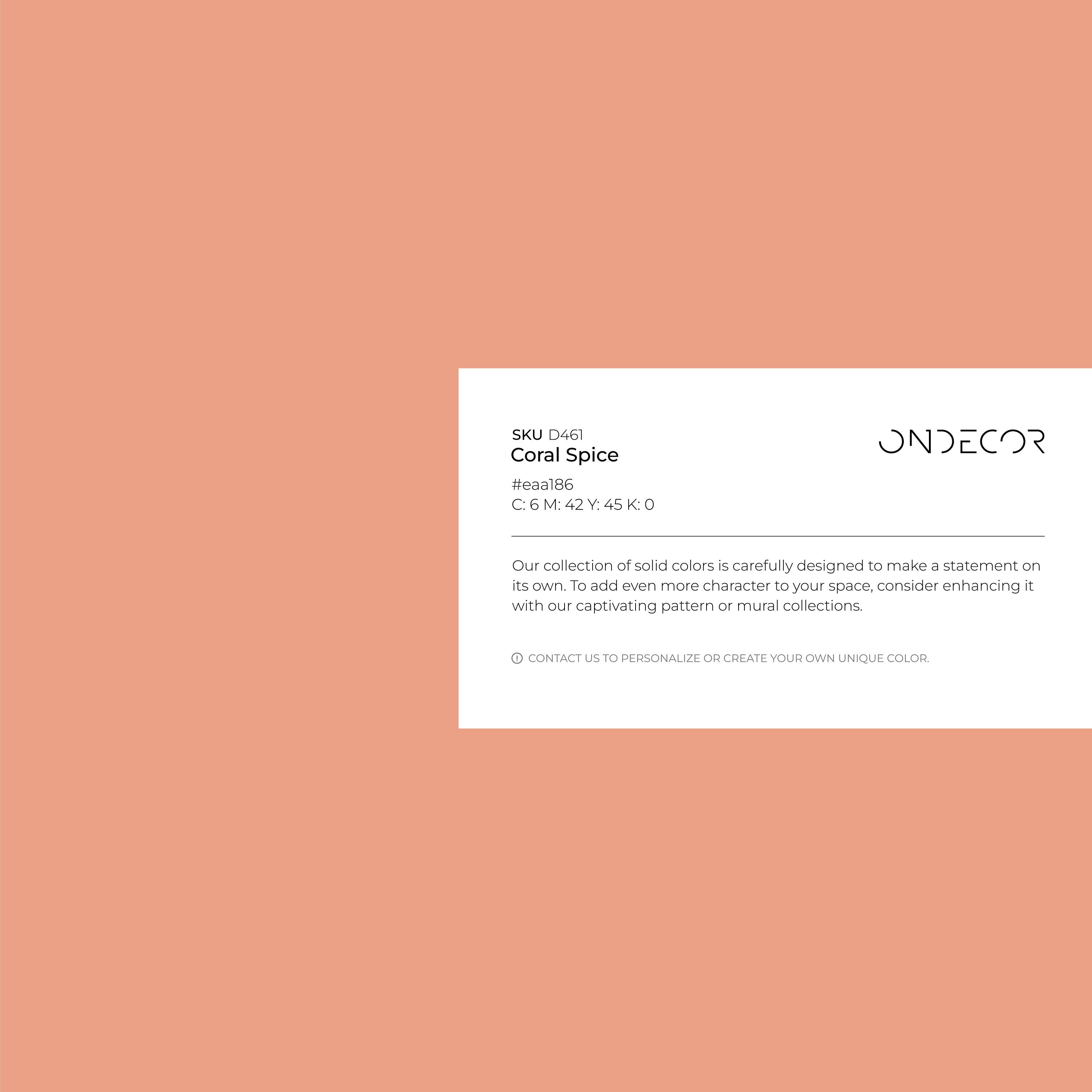 Solid Color Wallpaper In A Dusty Tumbleweed Pink - D461