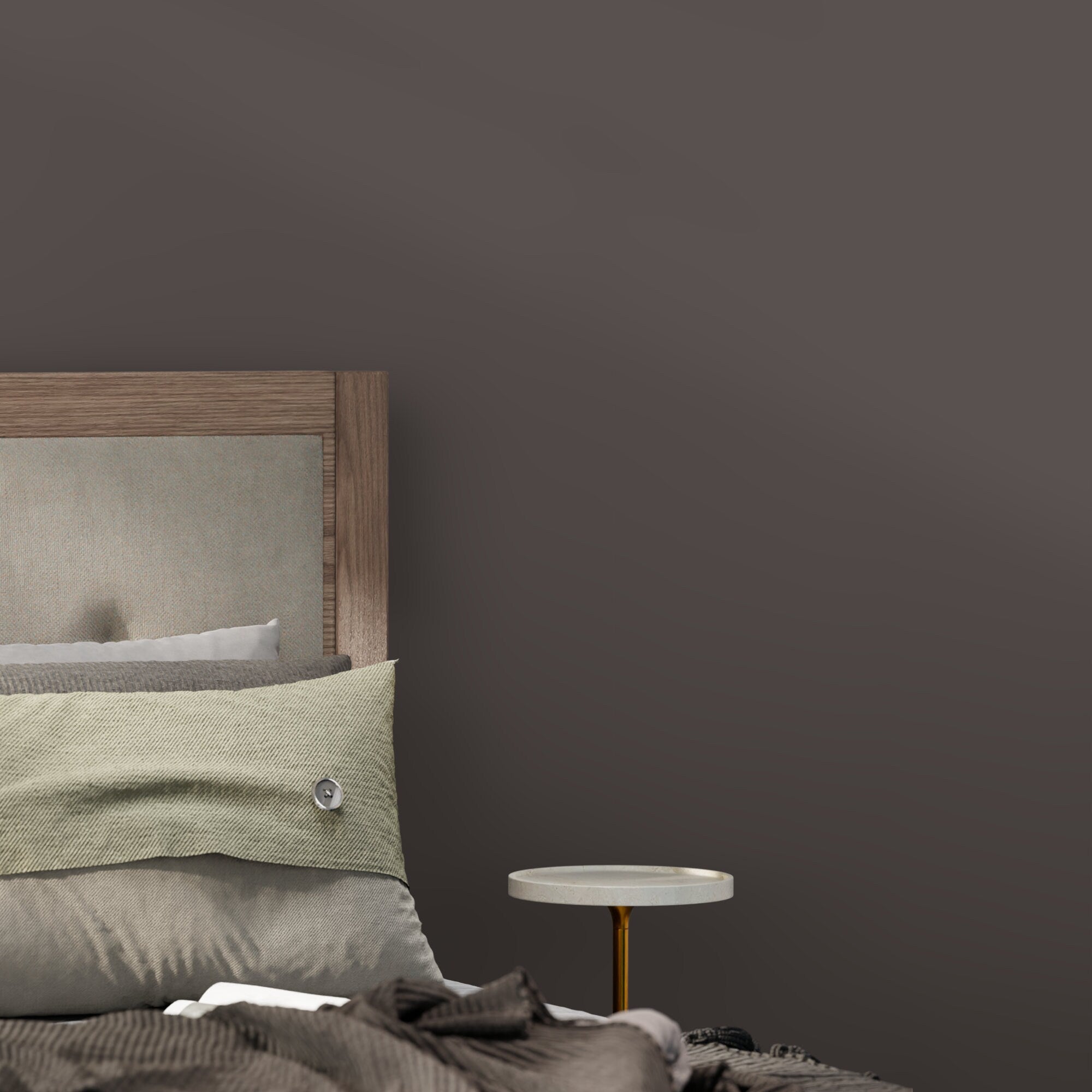 Solid Color Wallpaper Featuring A Rich Davy's Grey - D463