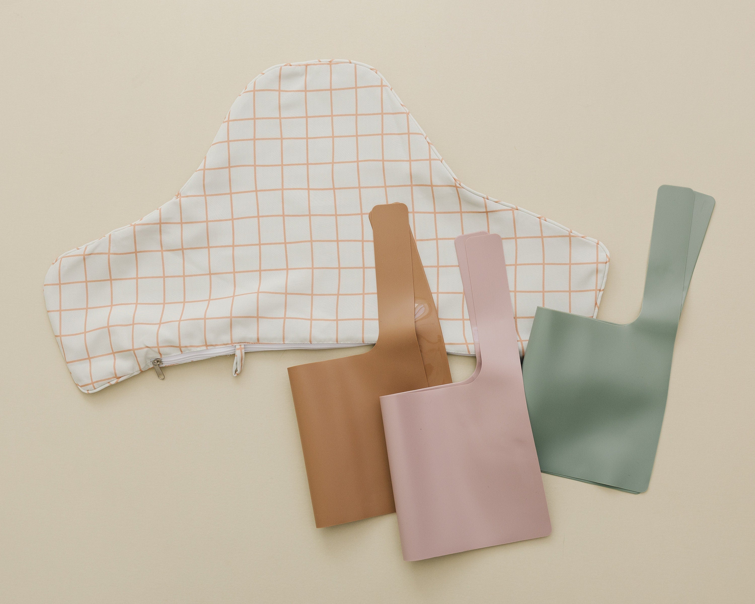 Camel Windowpane Ikea Antilop Cushion Cover