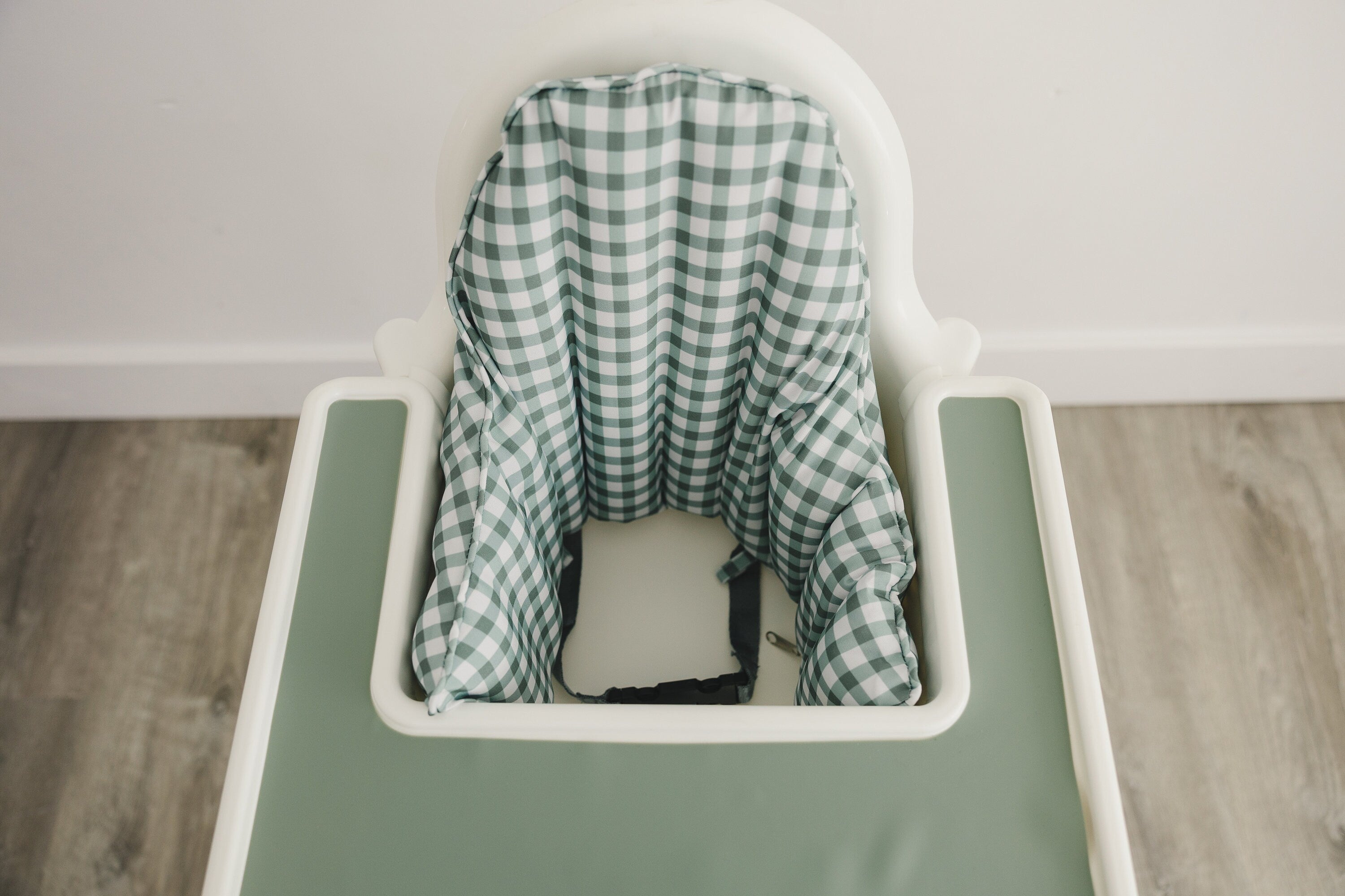 Green Gingham Ikea Antilop Cushion Cover