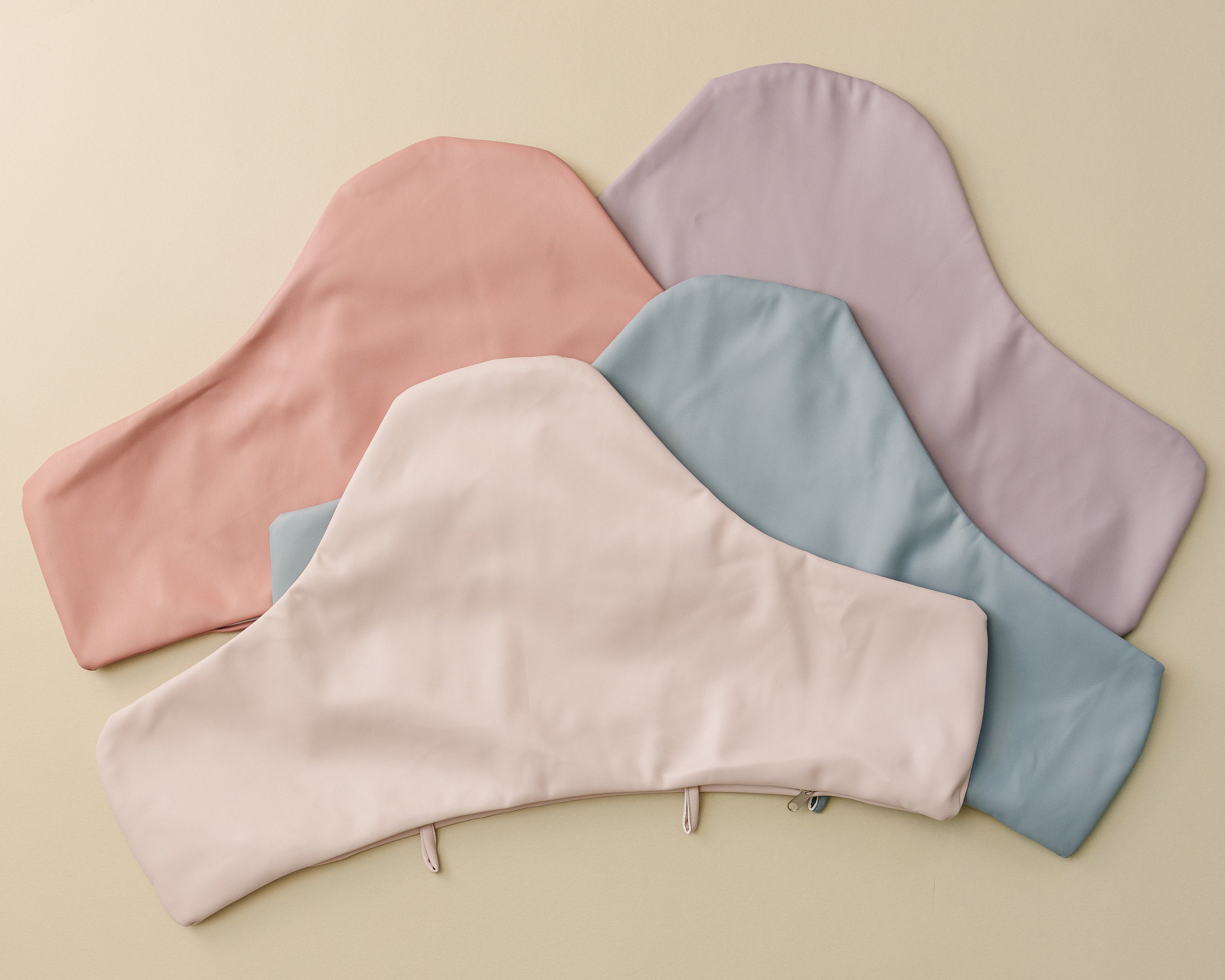 Blush Pink Vegan Leather Ikea Antilop Cushion Cover