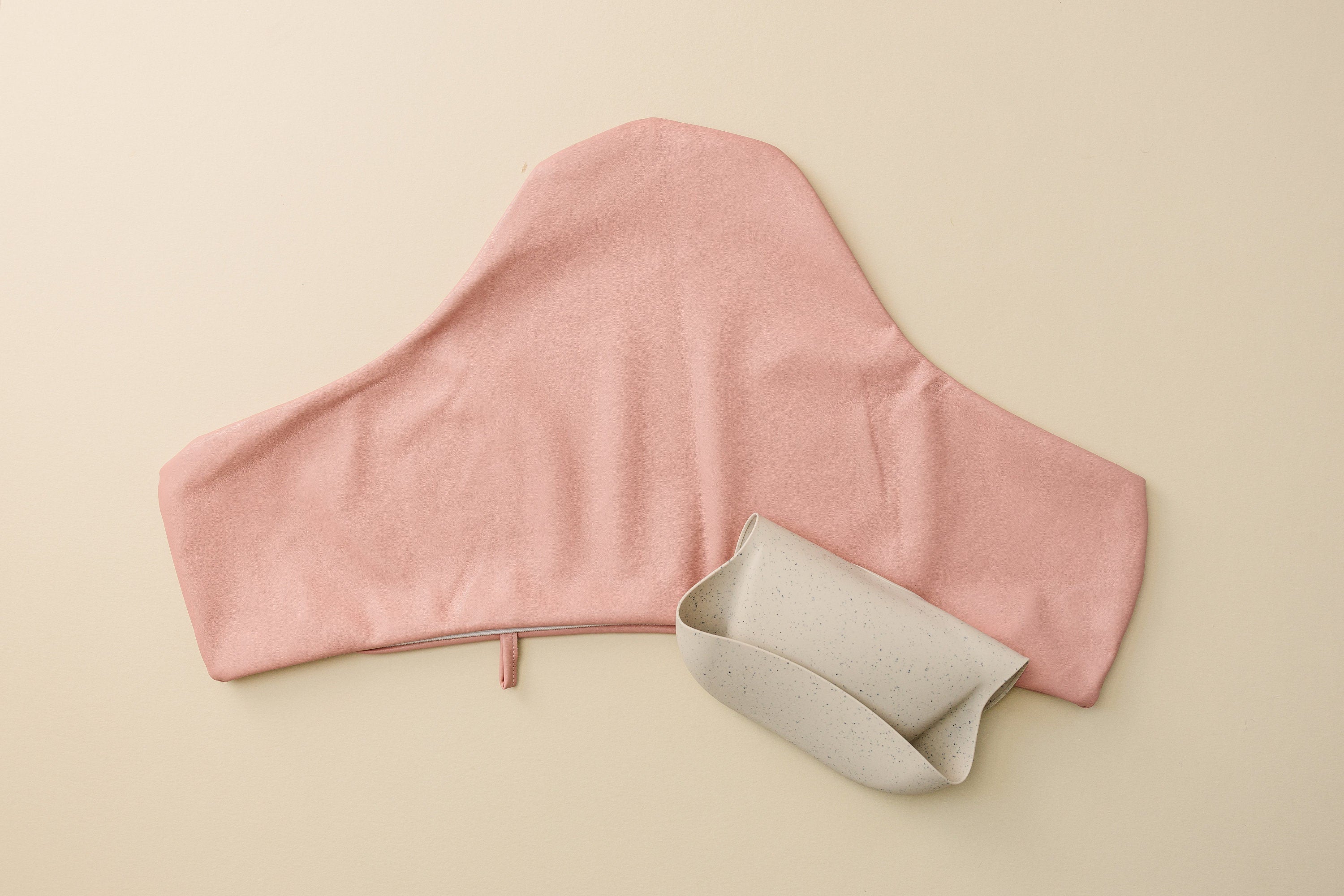 Pink Vegan Leather Ikea Antilop Cushion Cover
