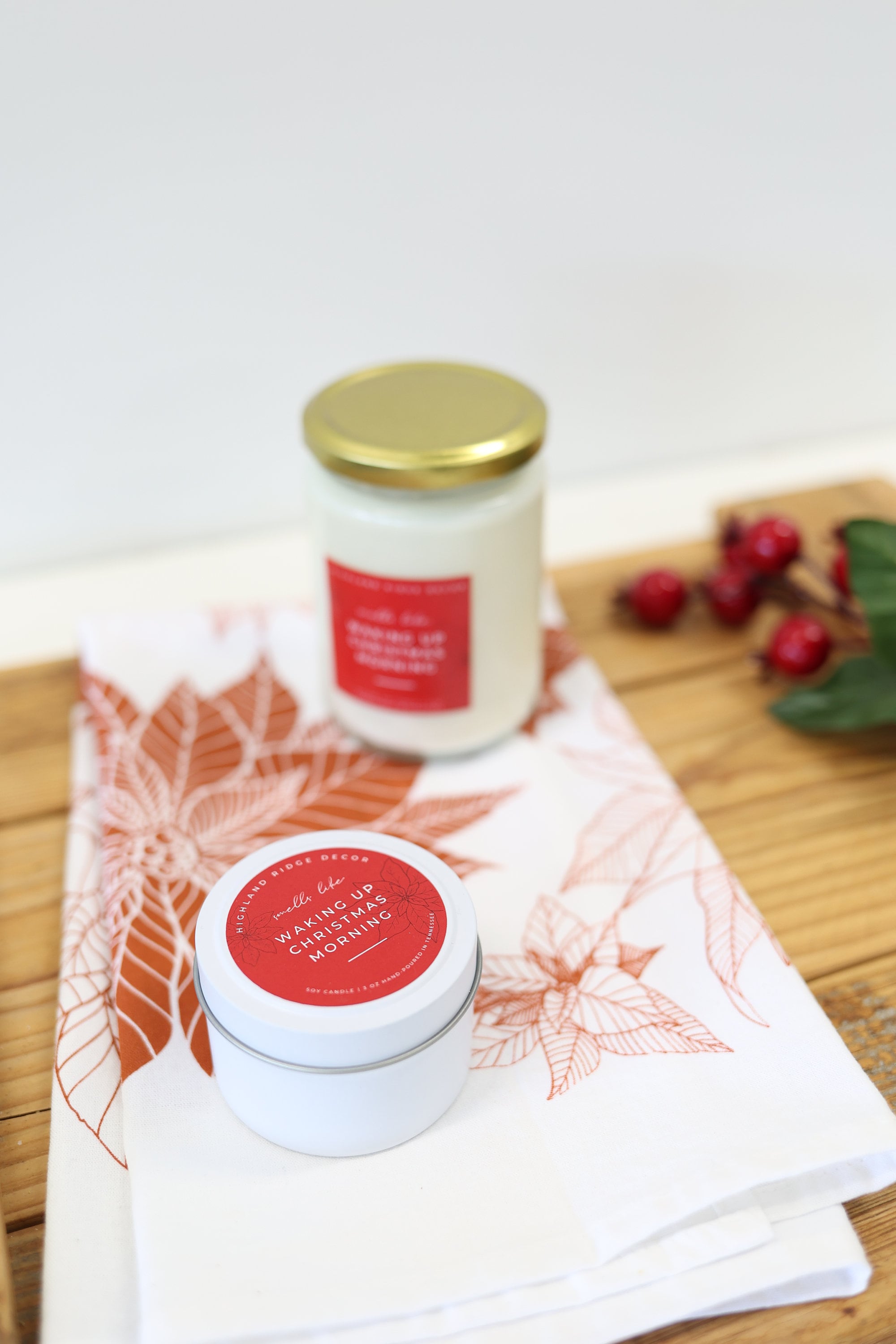 "waking Up Christmas Morning" Tin