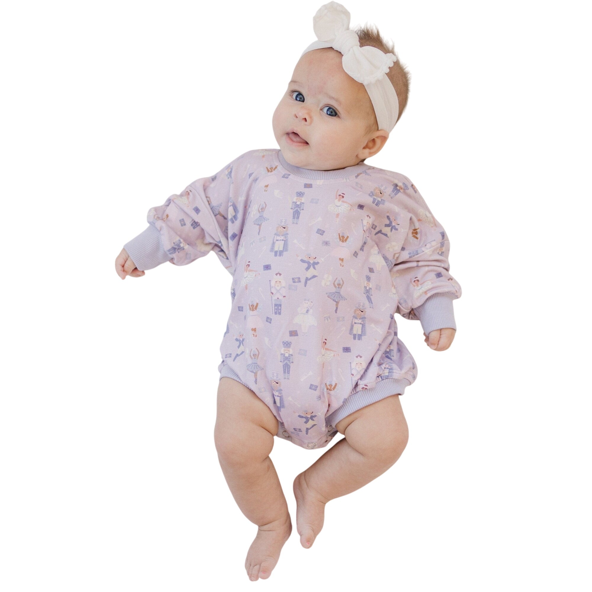 Nutcracker Bamboo Bubble Romper
