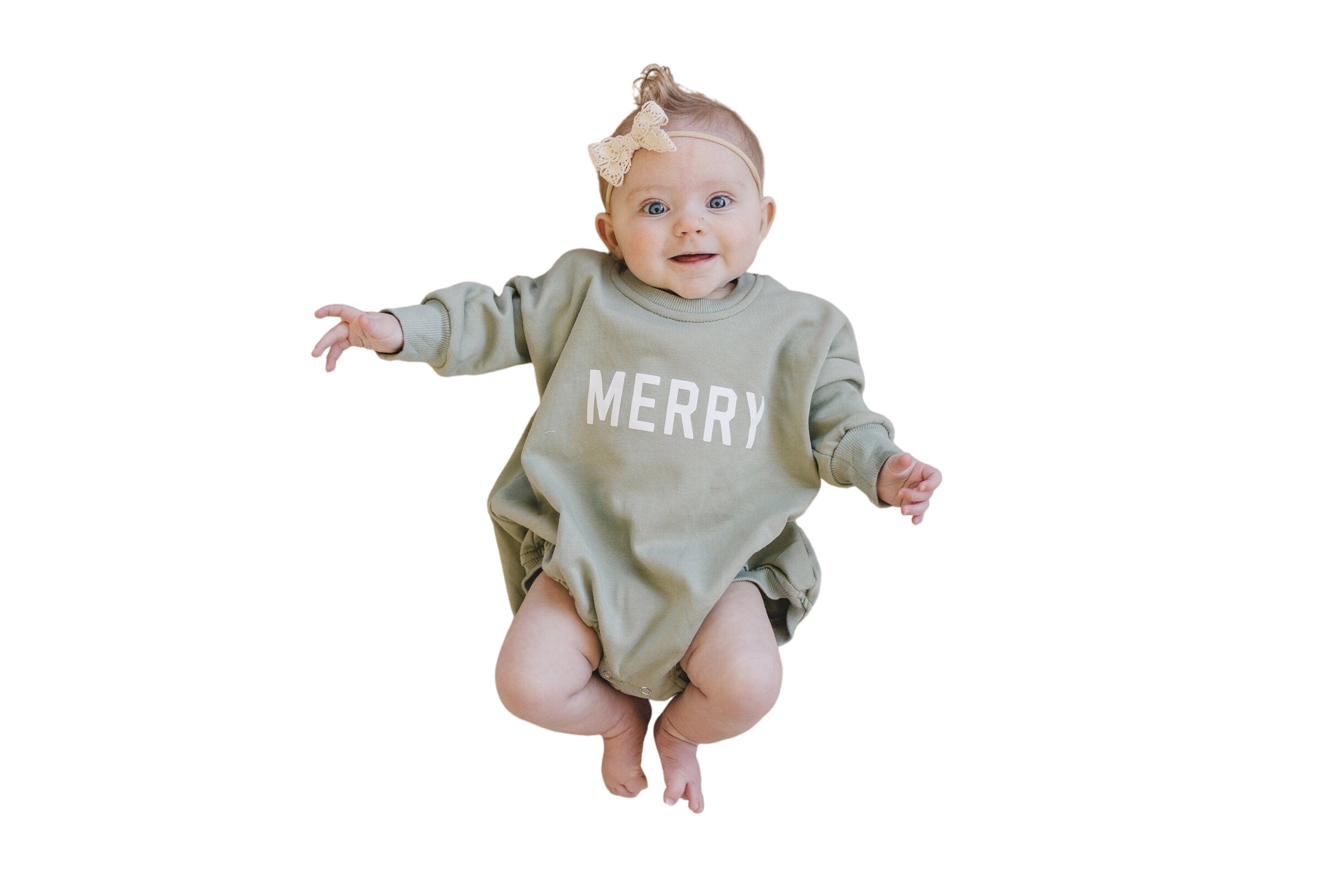 Merry Sweatshirt Romper