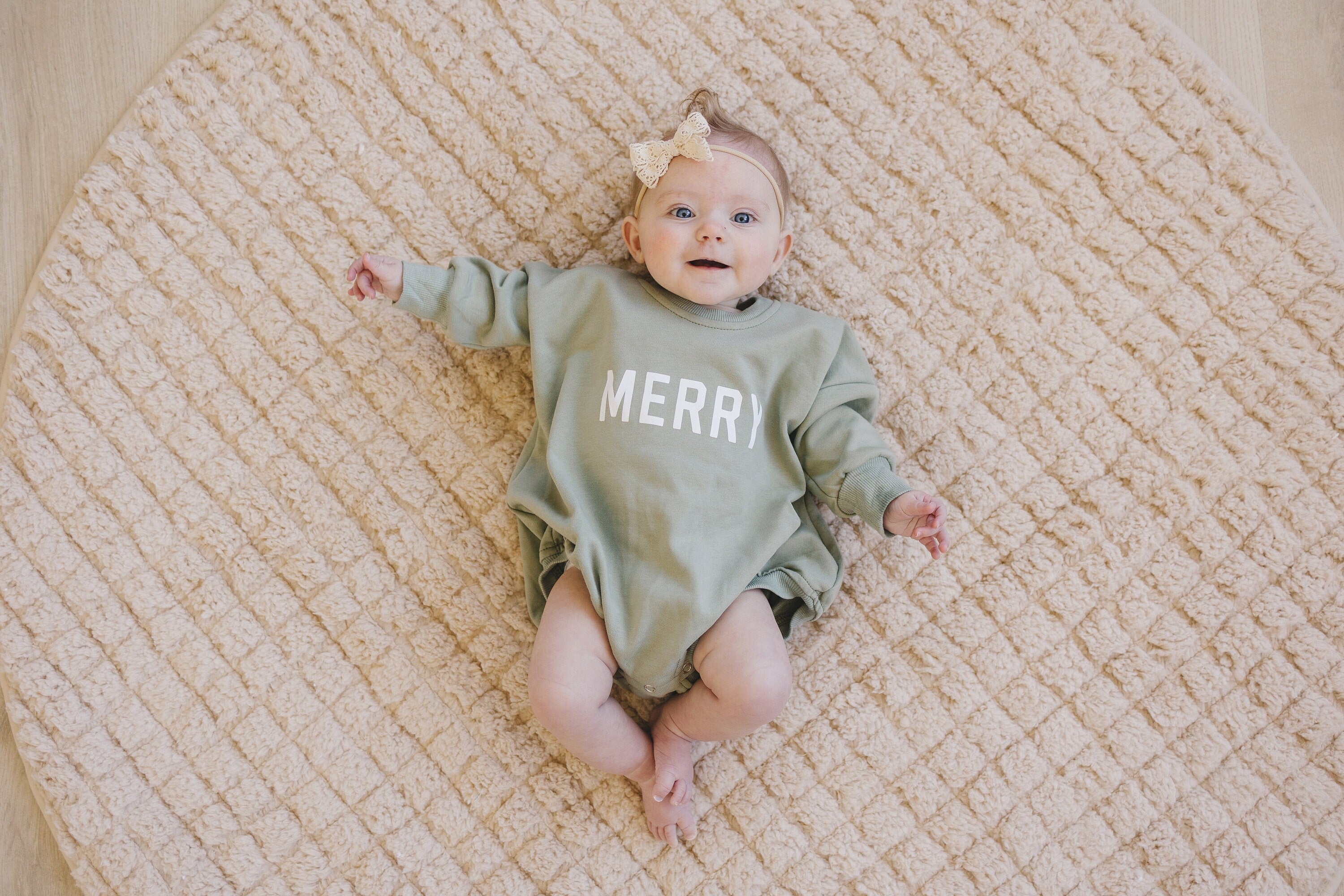 Merry Sweatshirt Romper