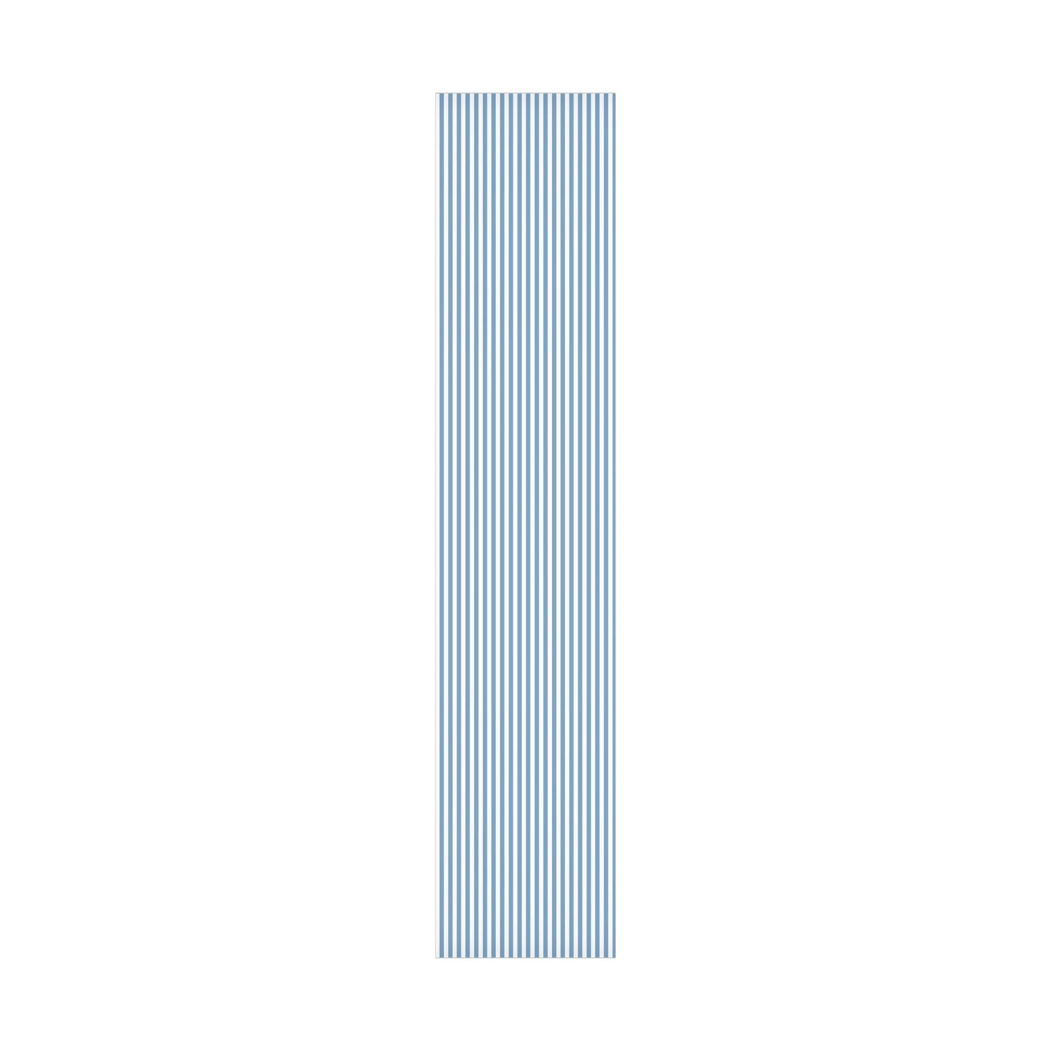 French Blue Striped Wrapping Paper