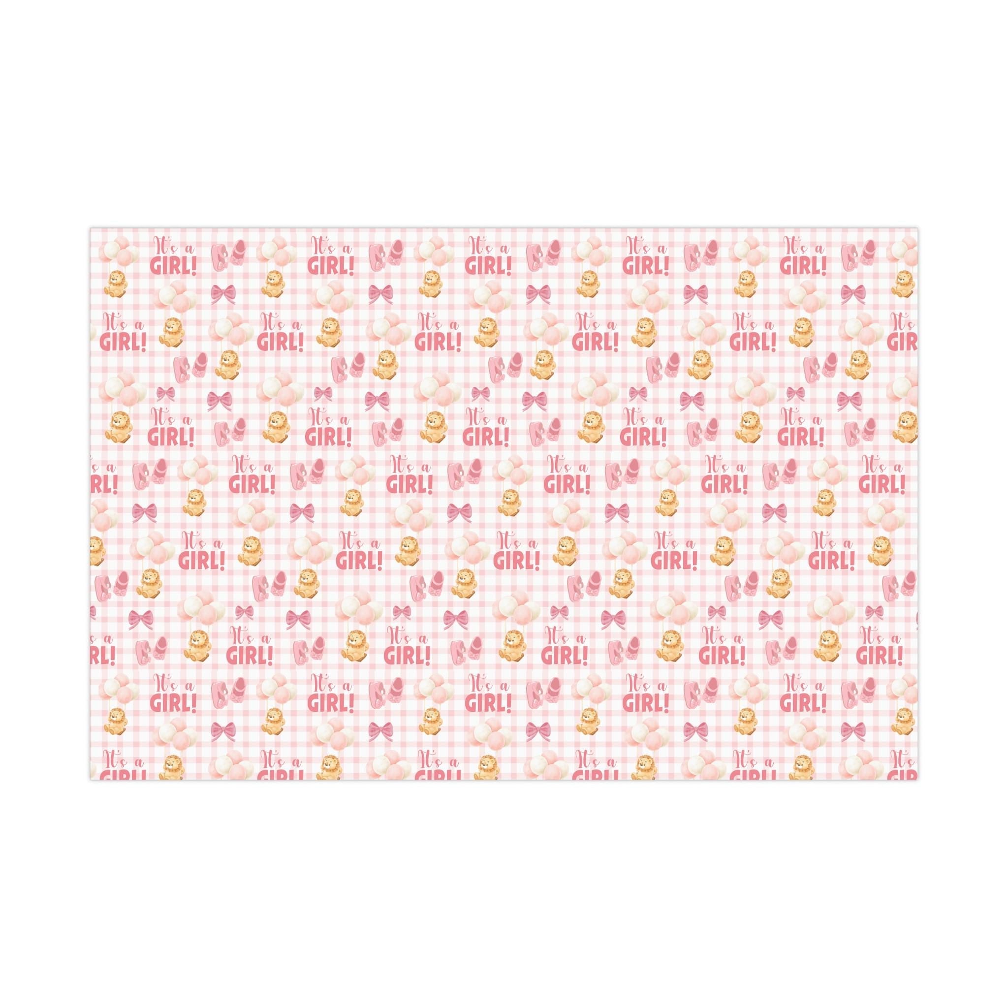It's A Girl Wrapping Paper