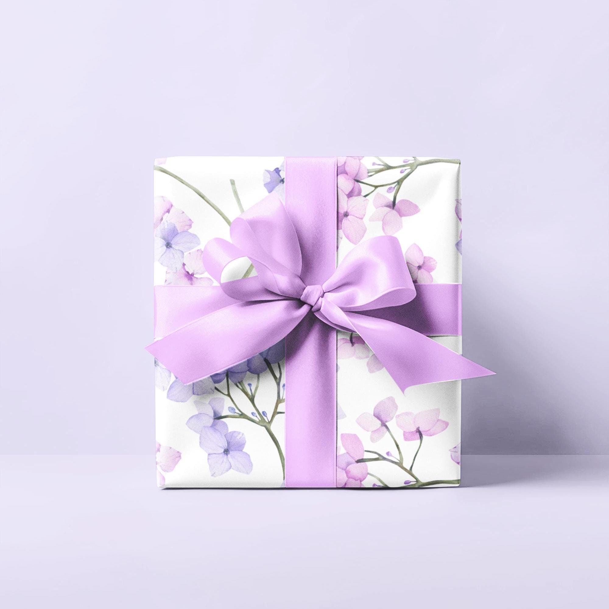 Elegant Hydrangea Wrapping Paper