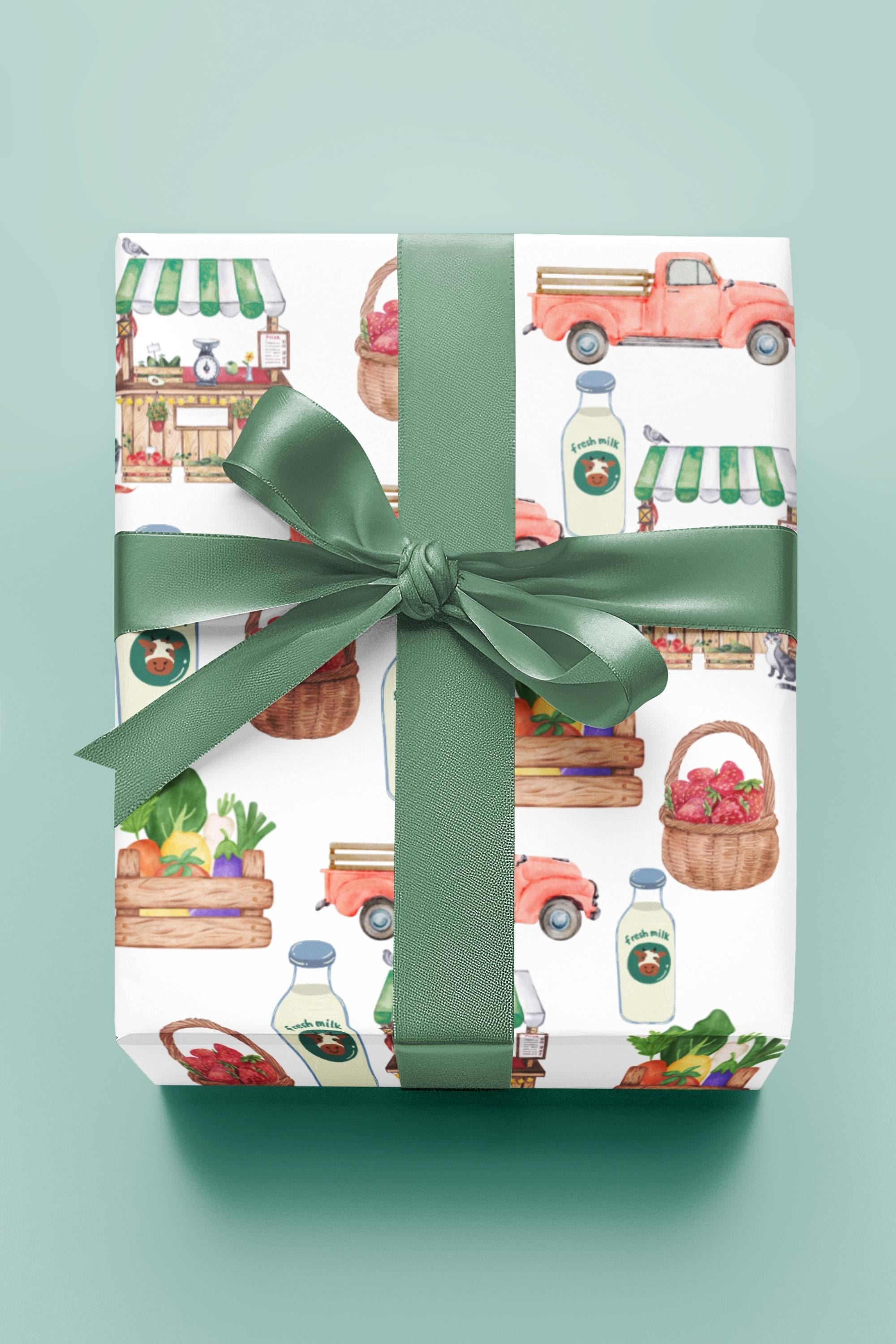 Farmers Market Wrapping Paper
