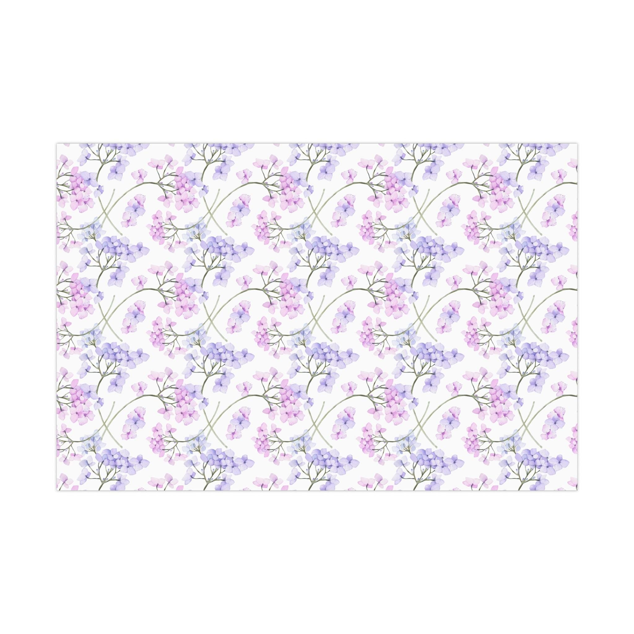 Elegant Hydrangea Wrapping Paper