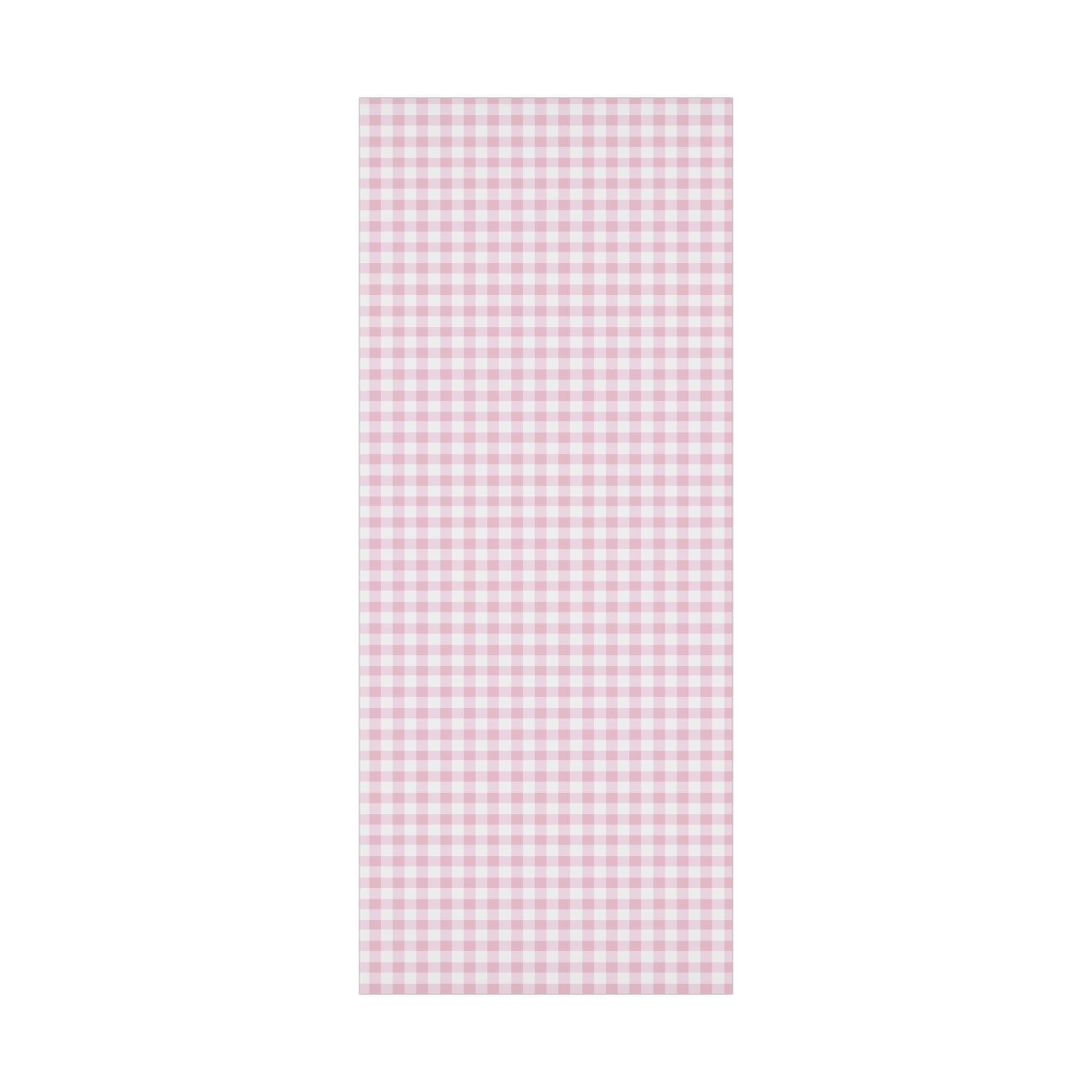 Light Pink Gingham Wrapping Paper