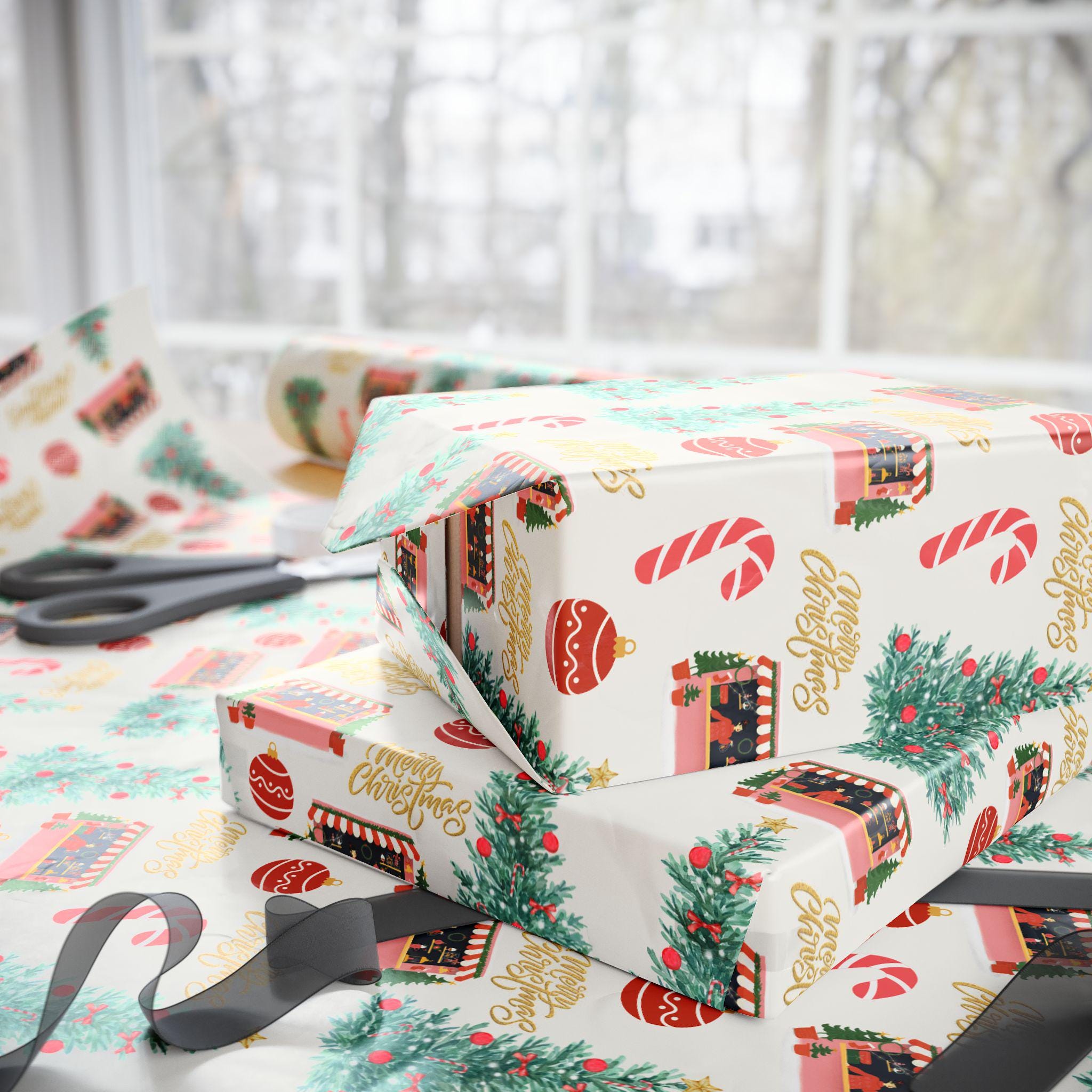 Christmas Shop Wrapping Paper