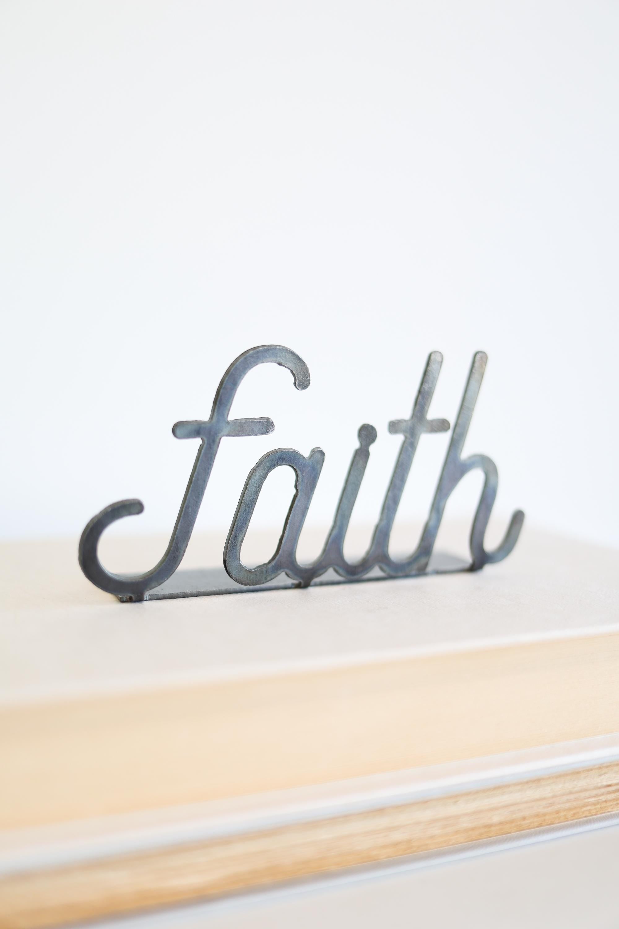 Faith Word Sign