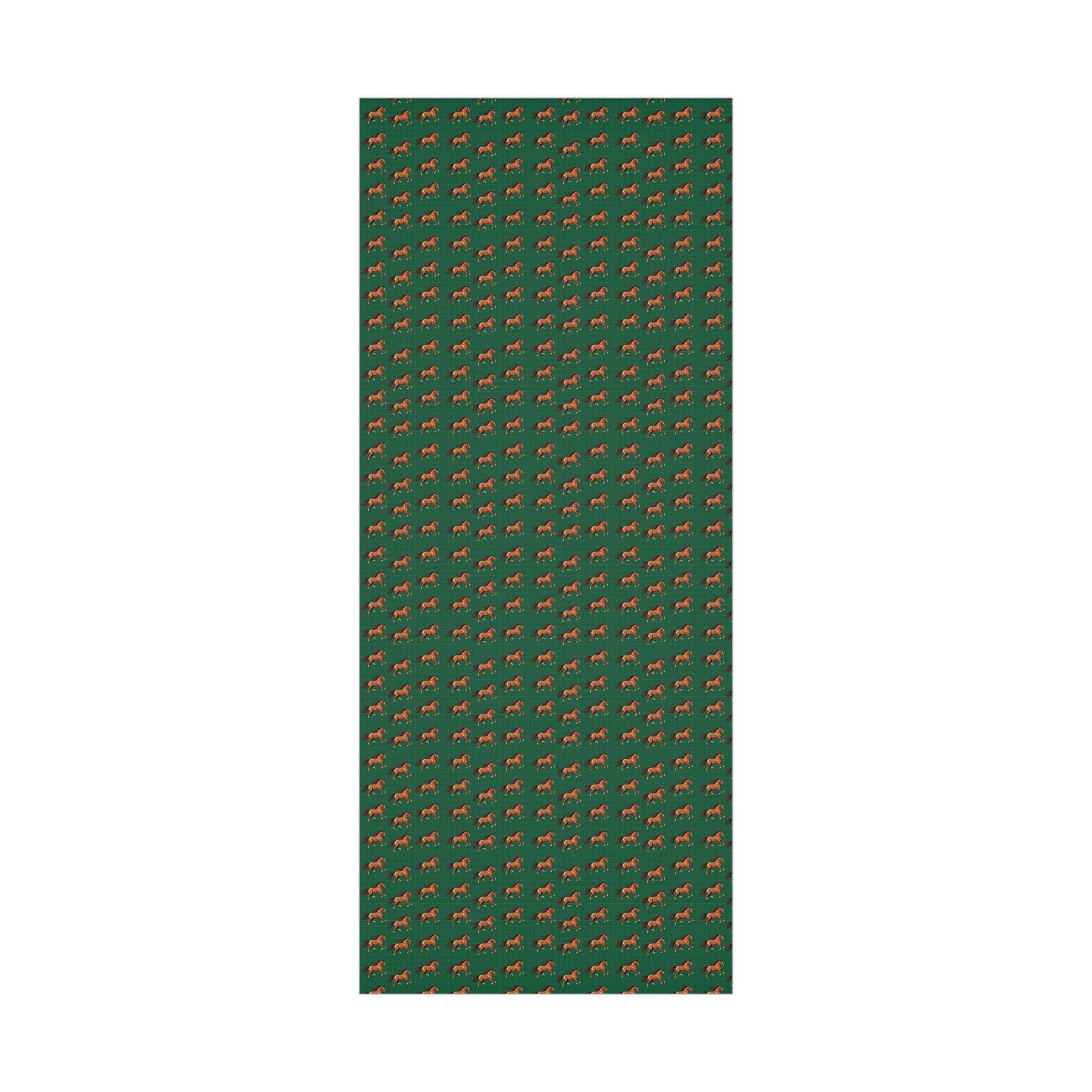 Elegant Horses Pattern Wrapping Paper
