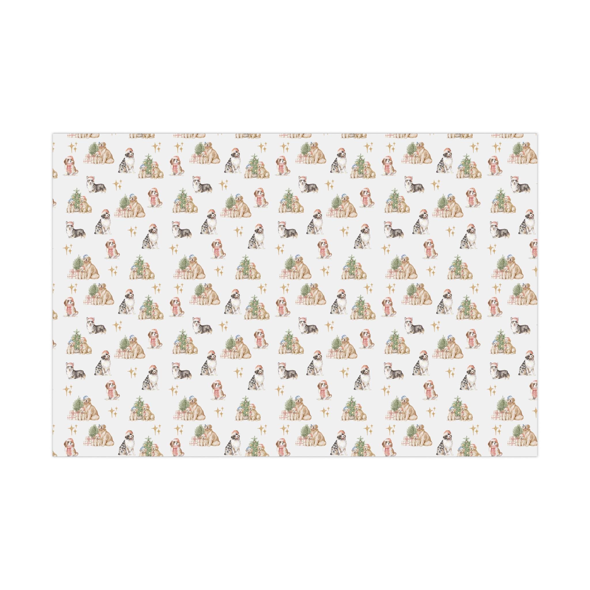 Christmas Dogs Wrapping Paper