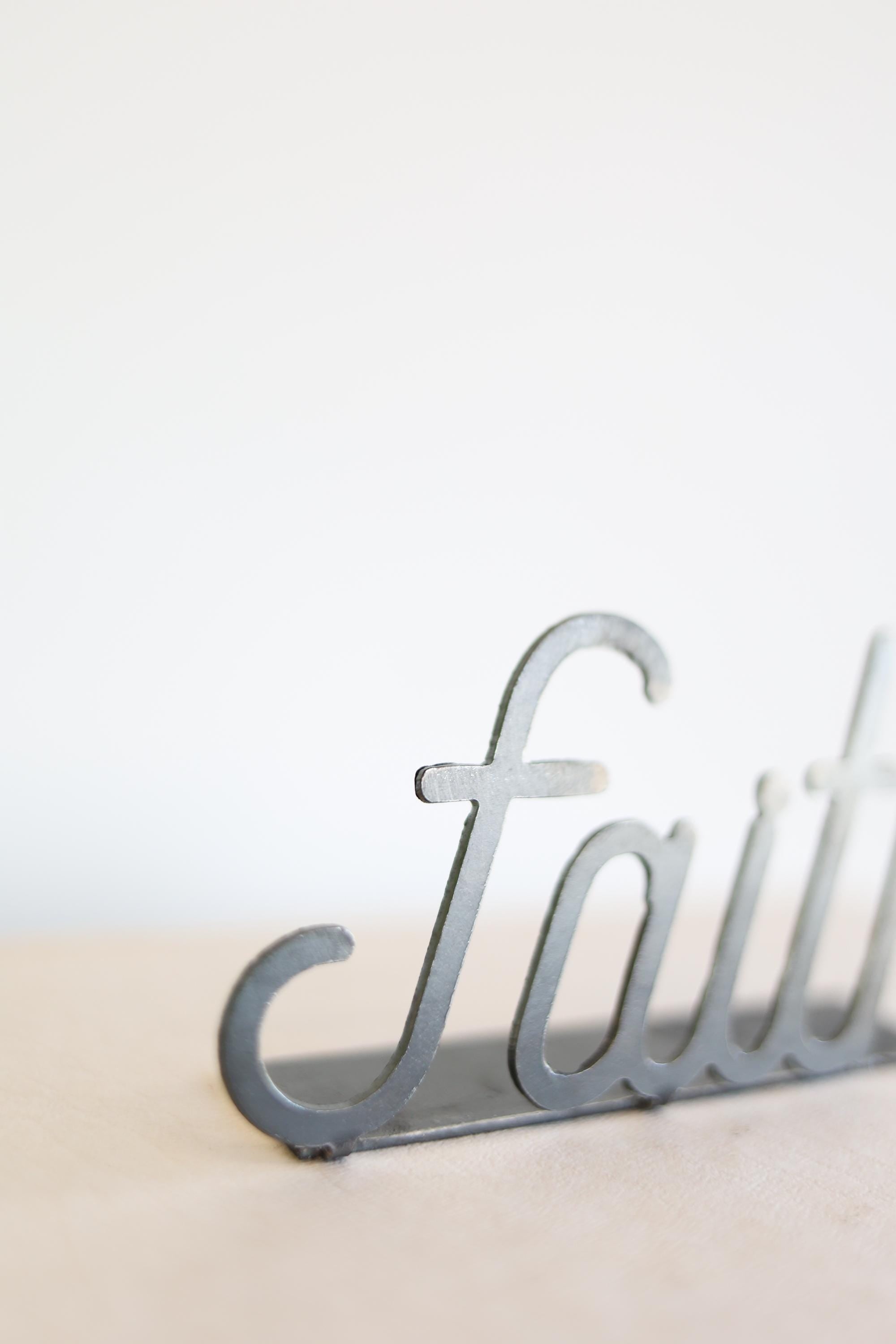 Faith Word Sign