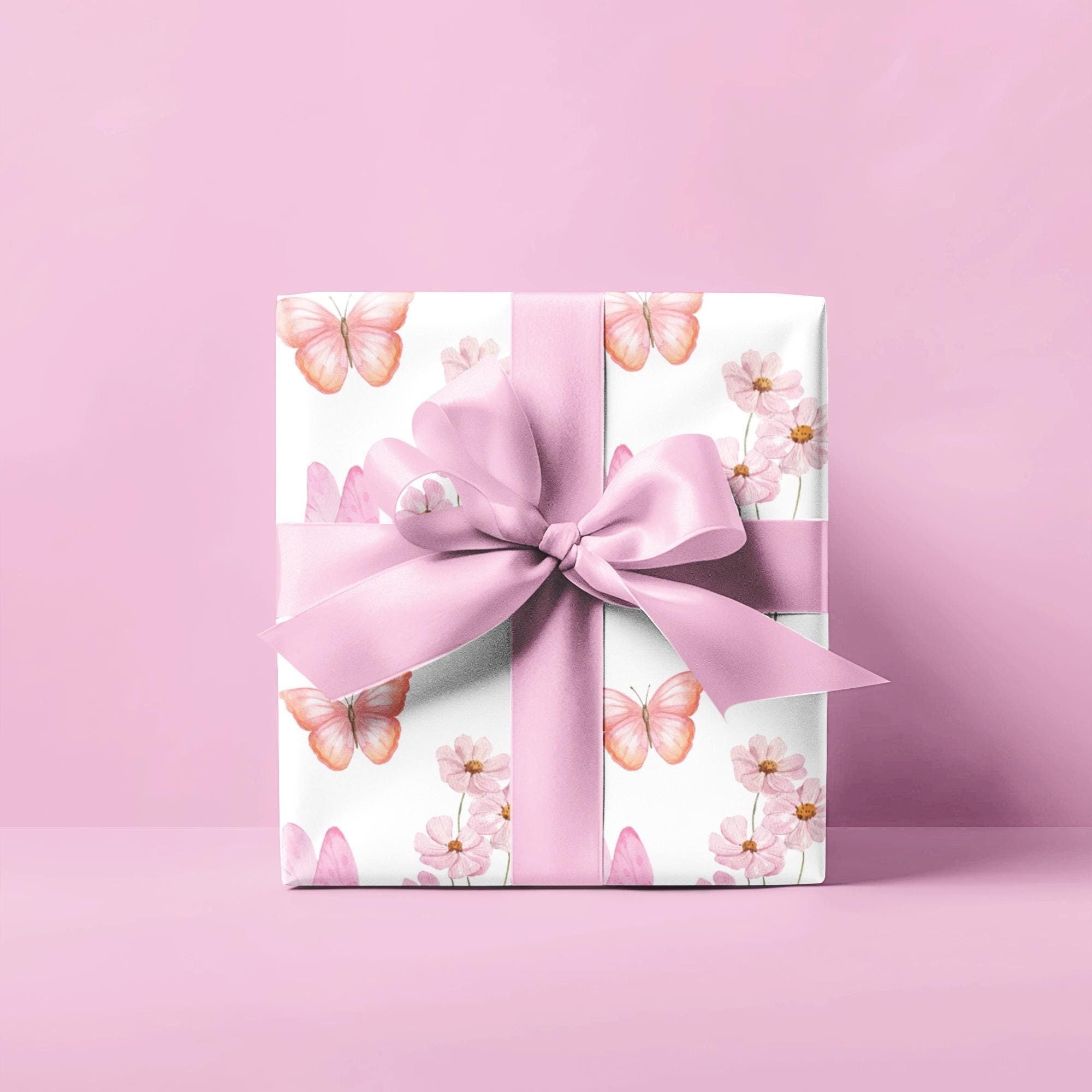 Colorful Butterfly Wrapping Paper