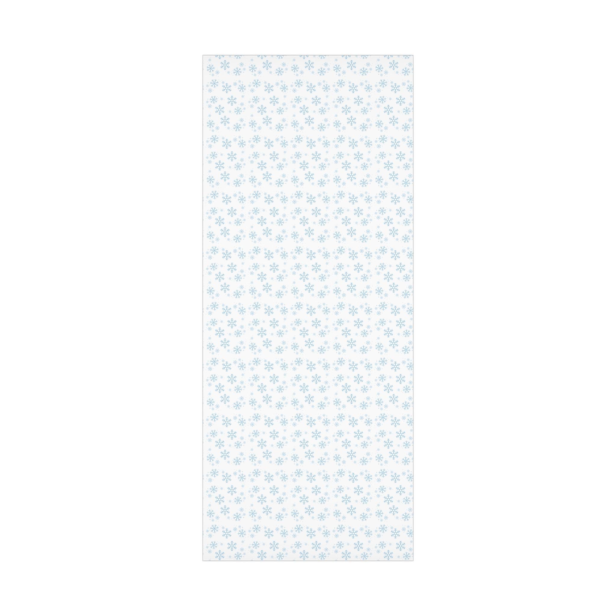 Blue Snowflake Wrapping Paper