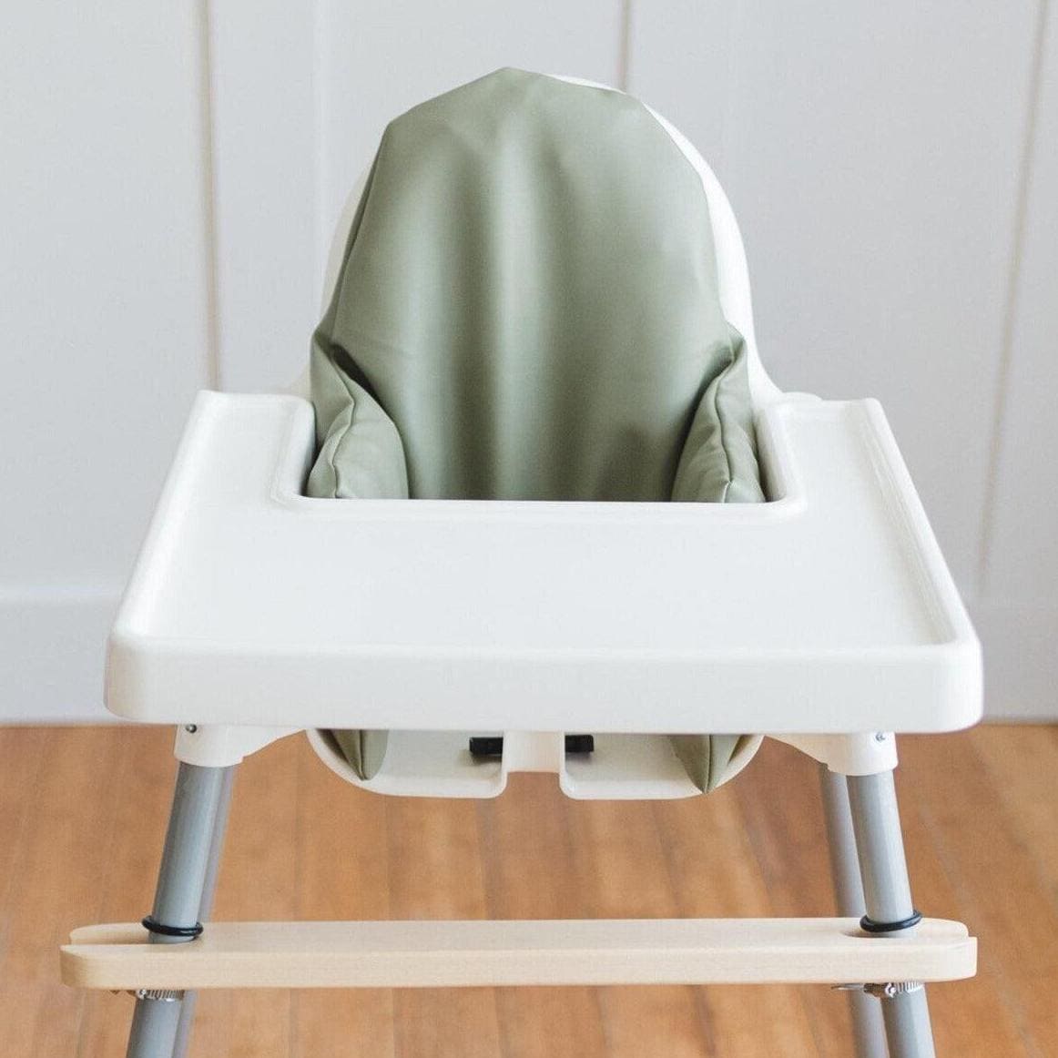 Olive Vegan Leather Ikea Antilop Cushion Cover