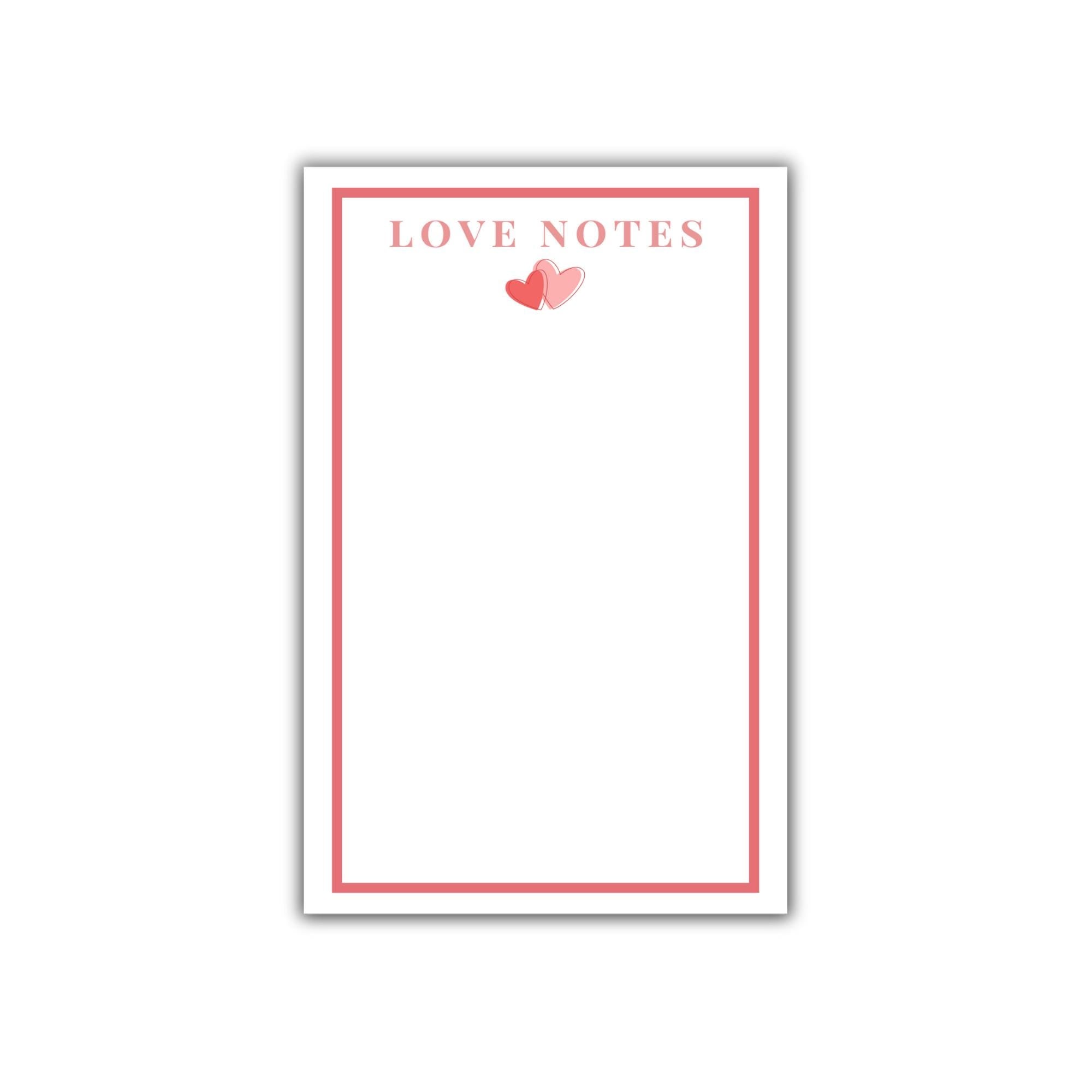 Love Notes Notepad