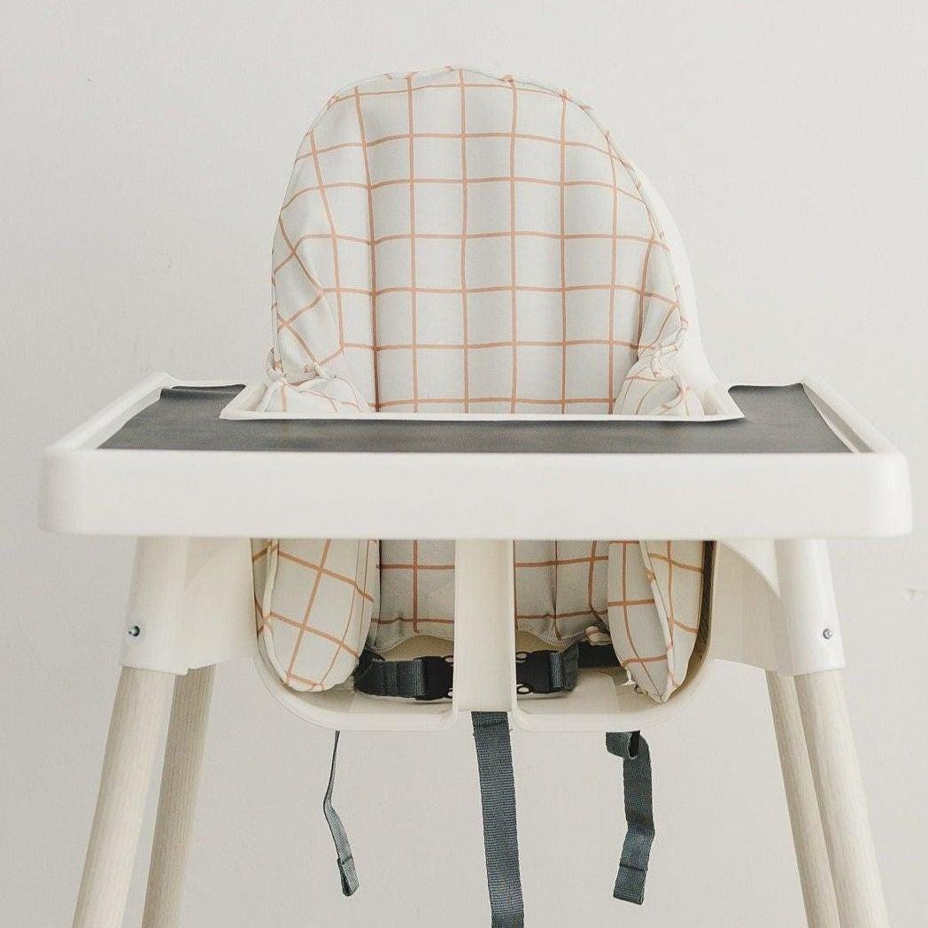 Camel Windowpane Ikea Antilop Cushion Cover