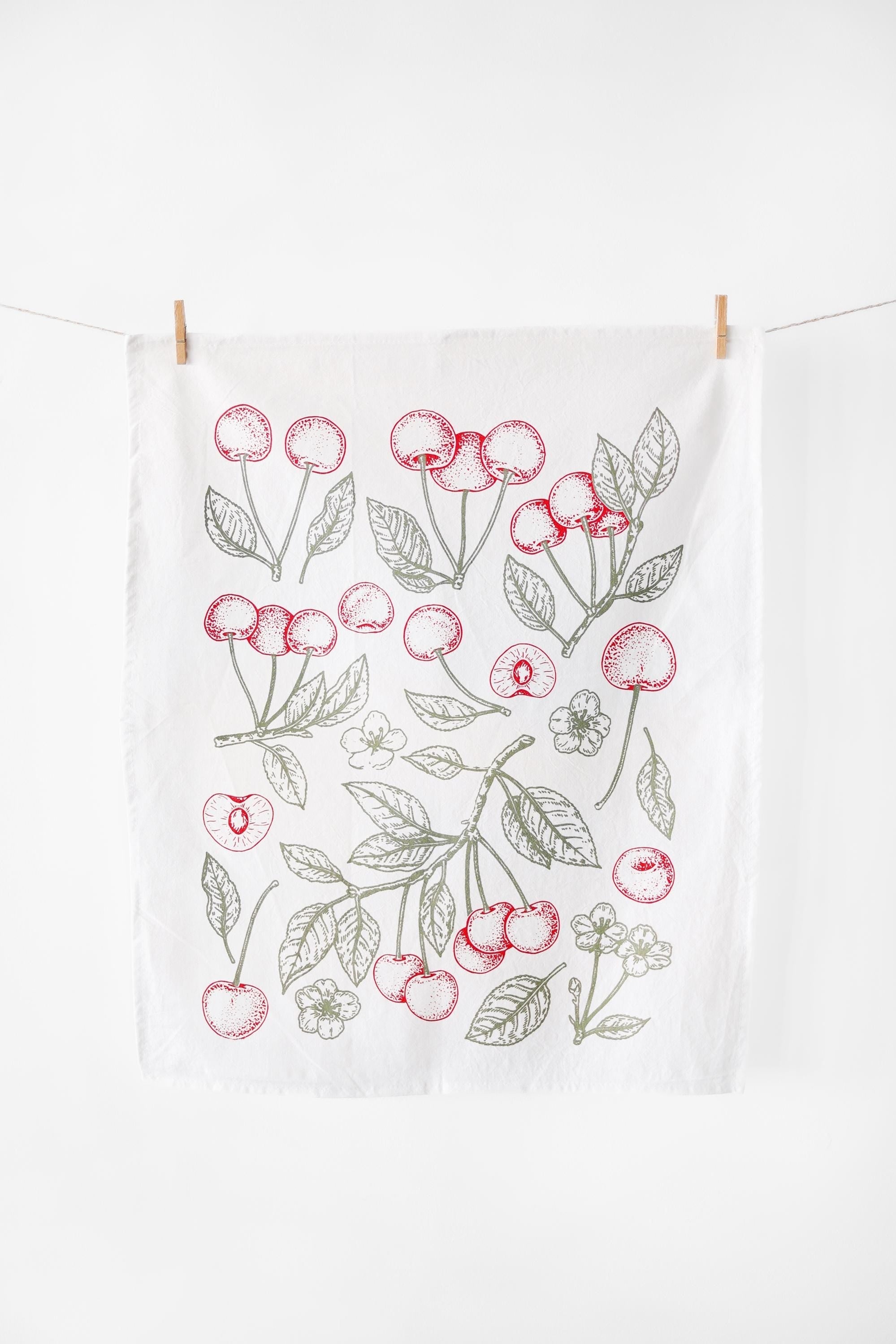 Cherry Tea Towel