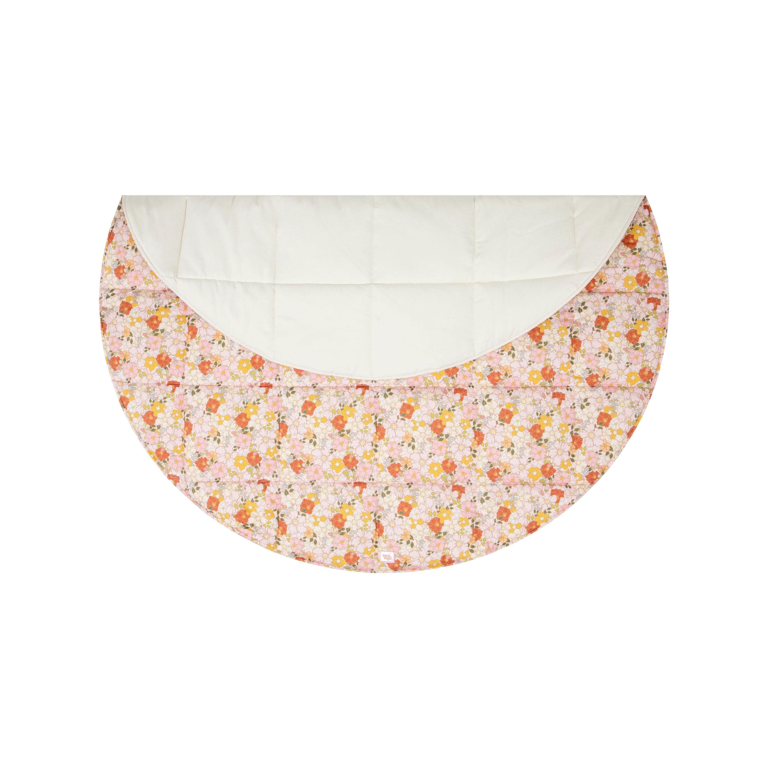 “spring Garden” Teepee Tent And Round Mat Set