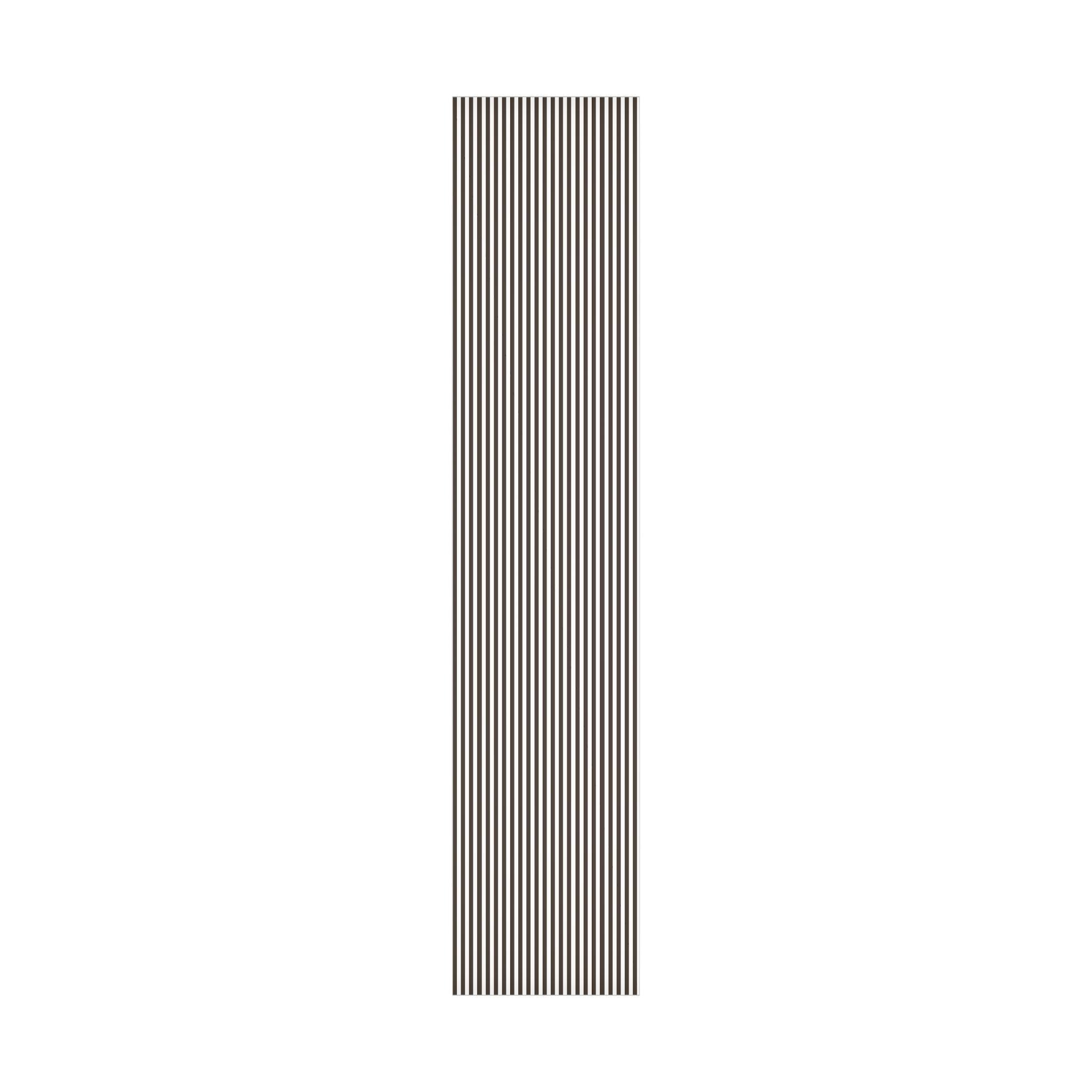 Espresso Brown Stripe Wrapping Paper
