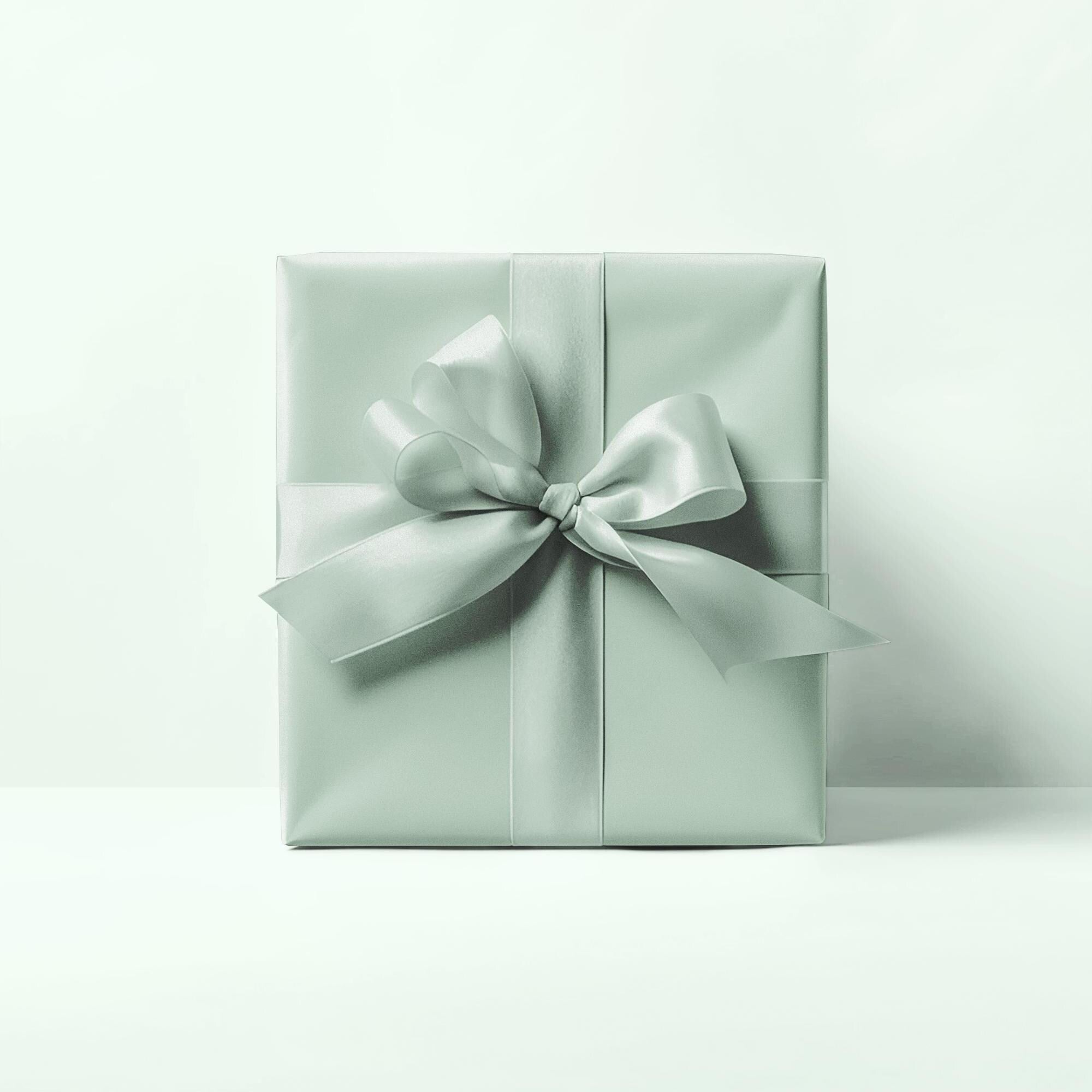 Light Green Striped Wrapping Paper