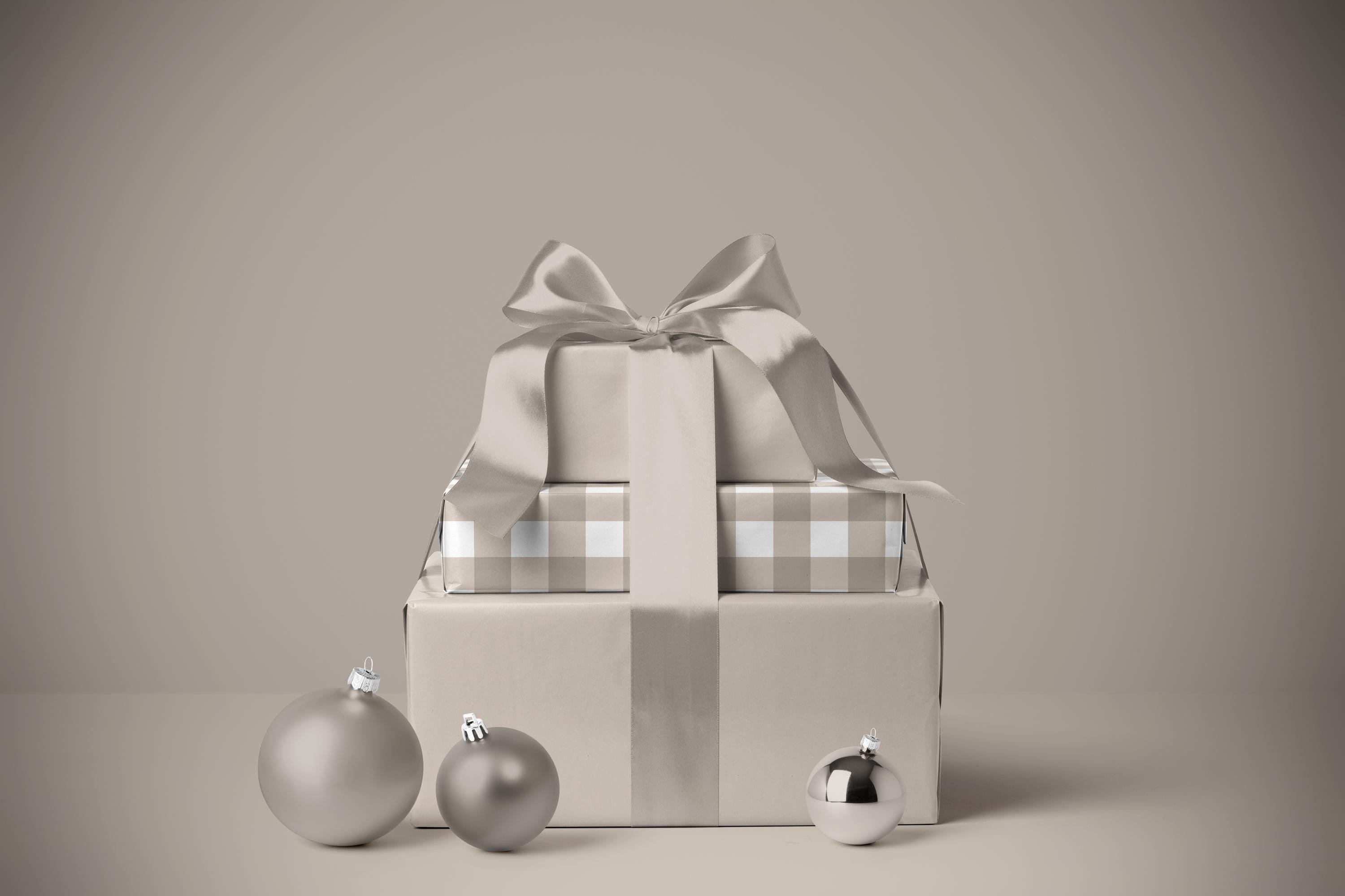 Beige Solid Color Wrapping Paper