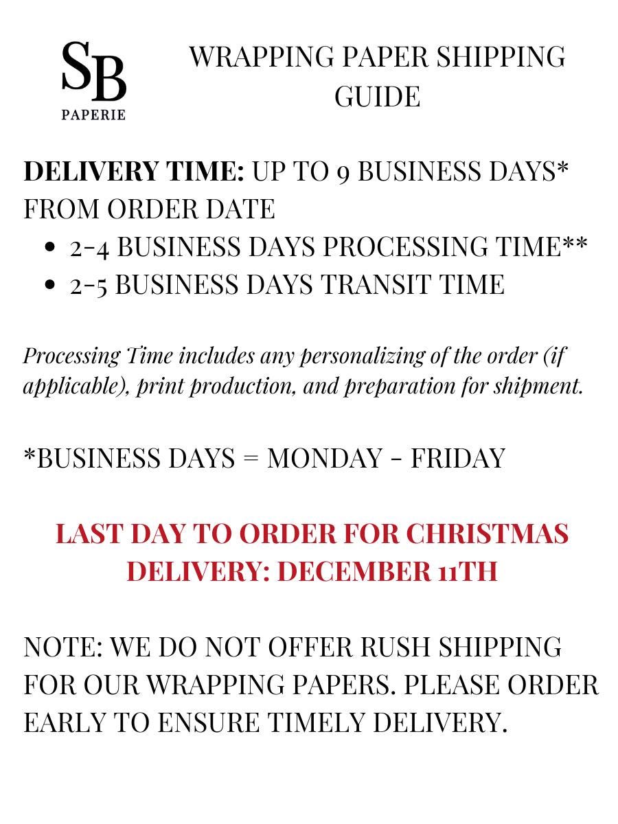 Christmas Photo Wrapping Paper