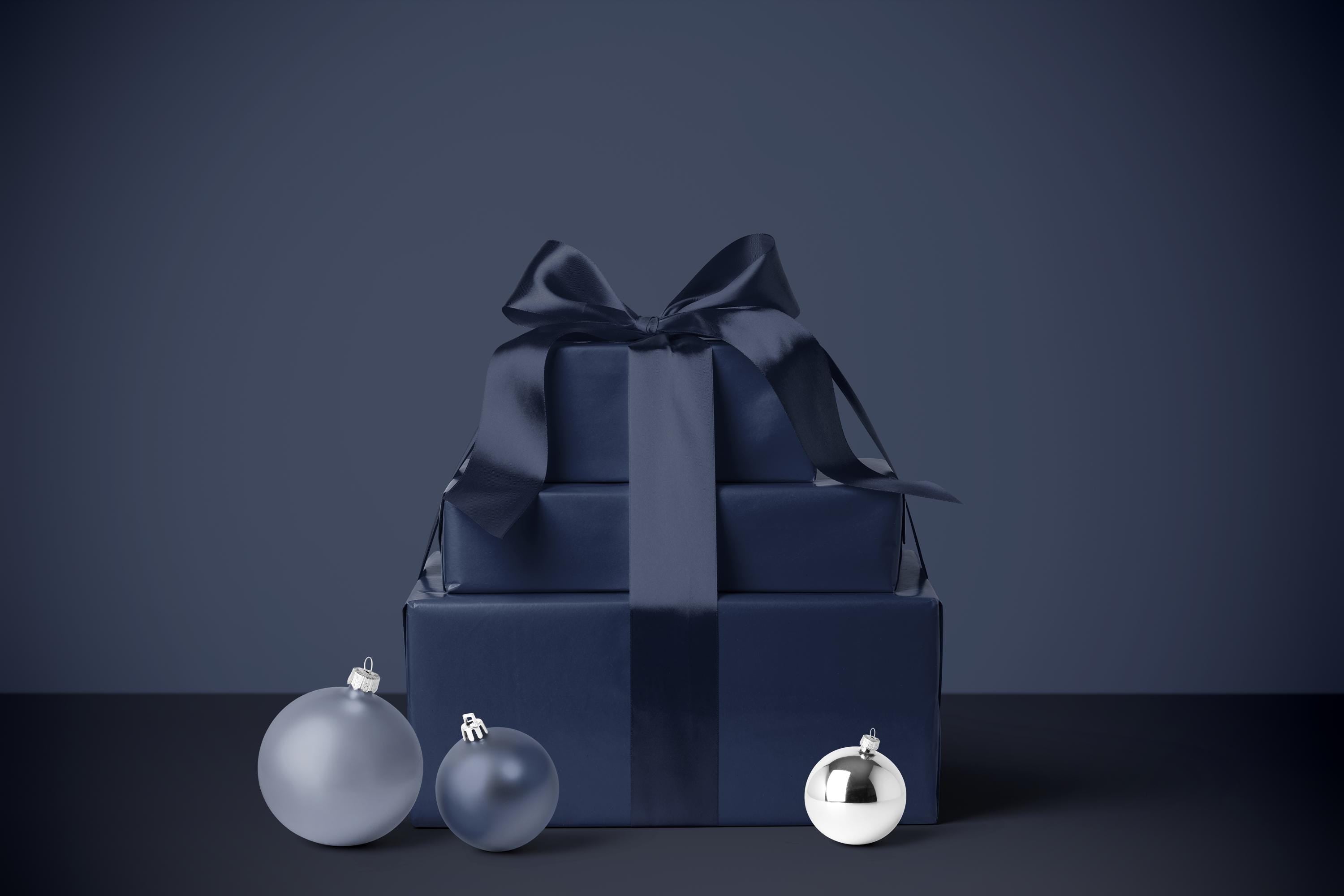 Deep Blue Solid Color Wrapping Paper