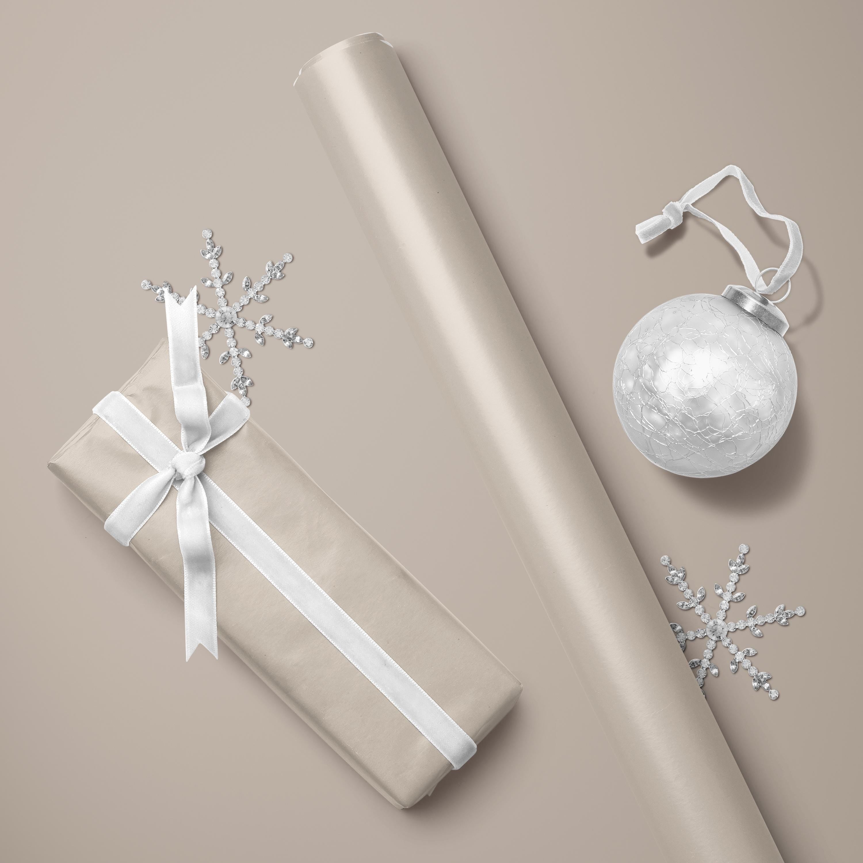 Beige Solid Color Wrapping Paper