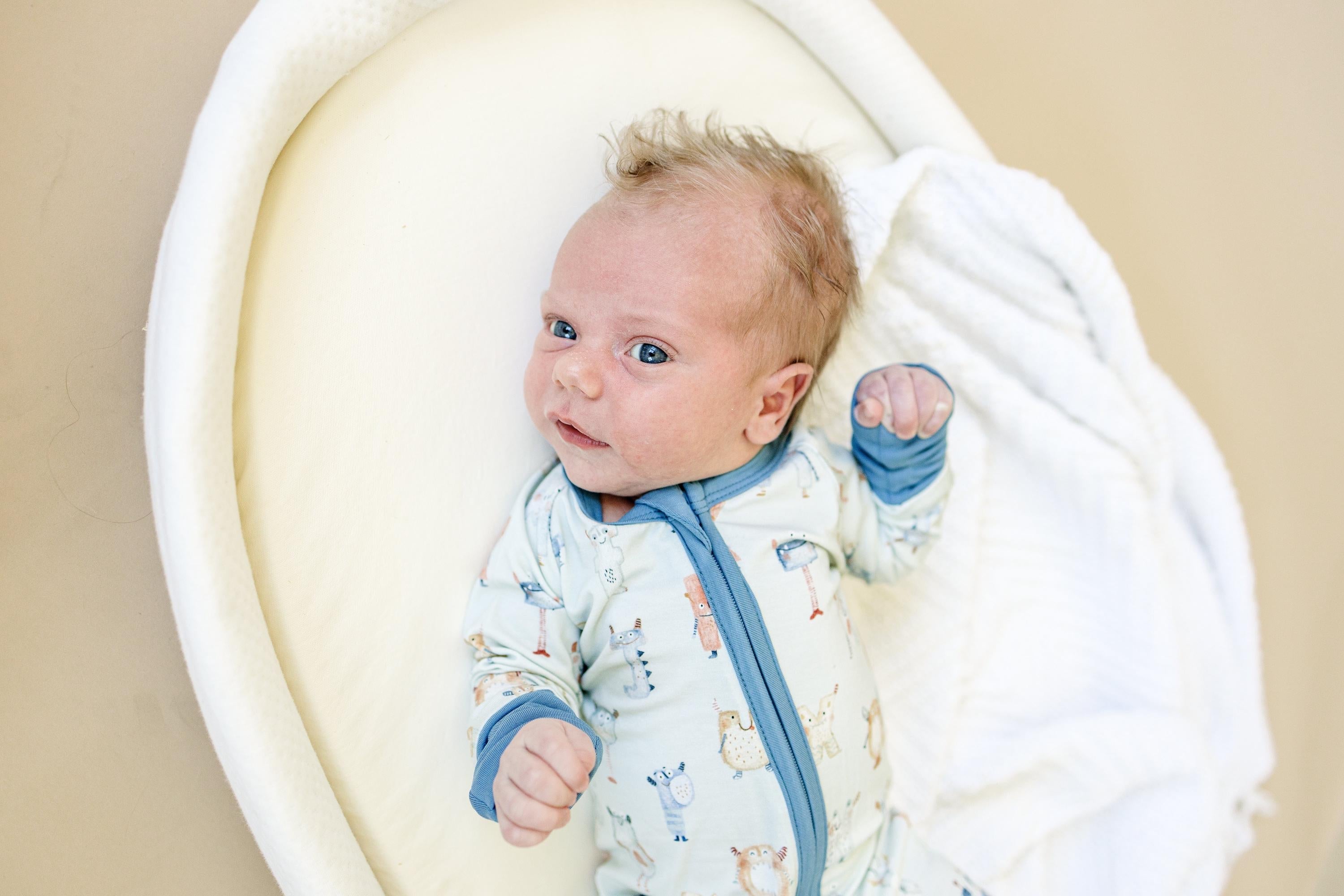 M Is For Monsters Zippy Romper