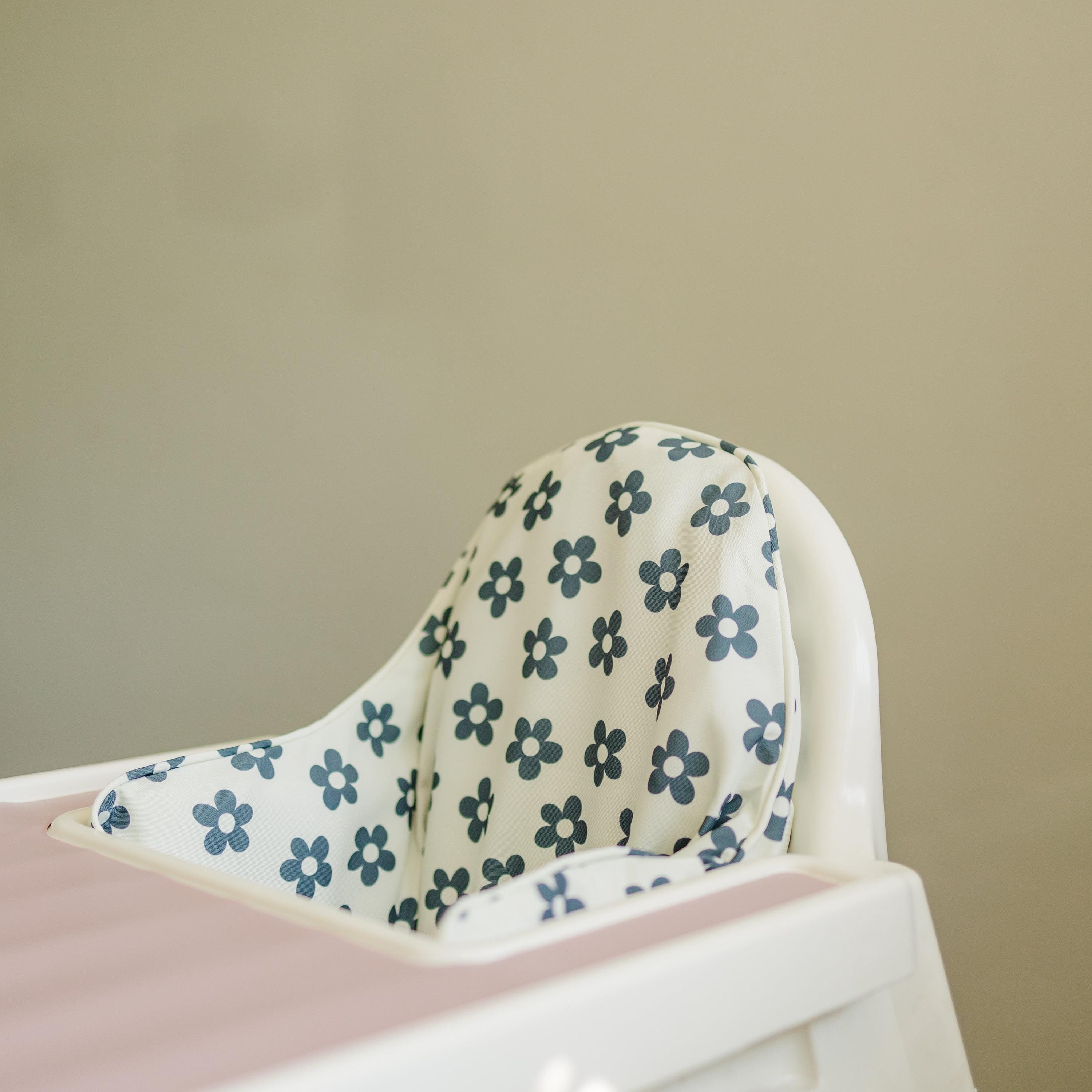 Black Floral Ikea Antilop Cushion Cover