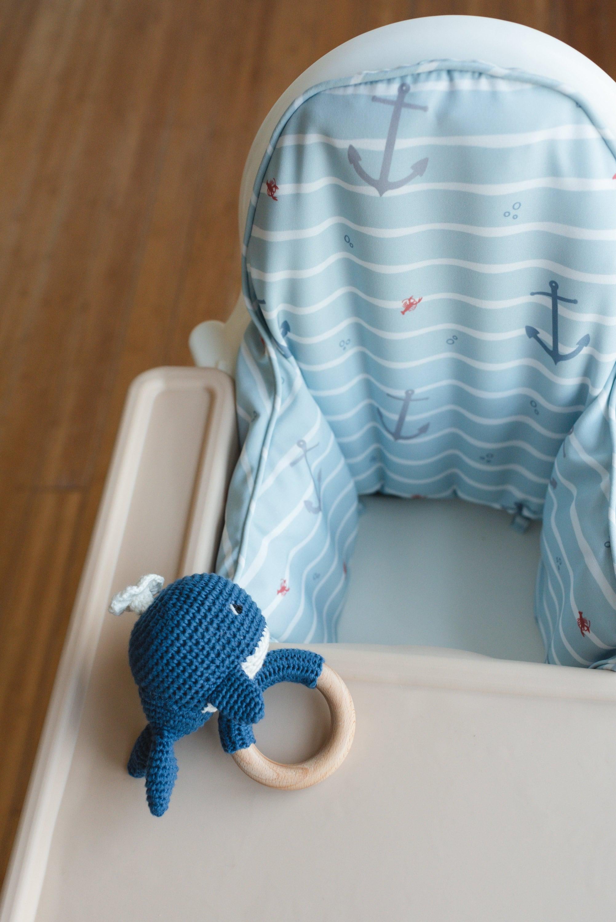 Blue Nautical Ikea Antilop Cushion Cover