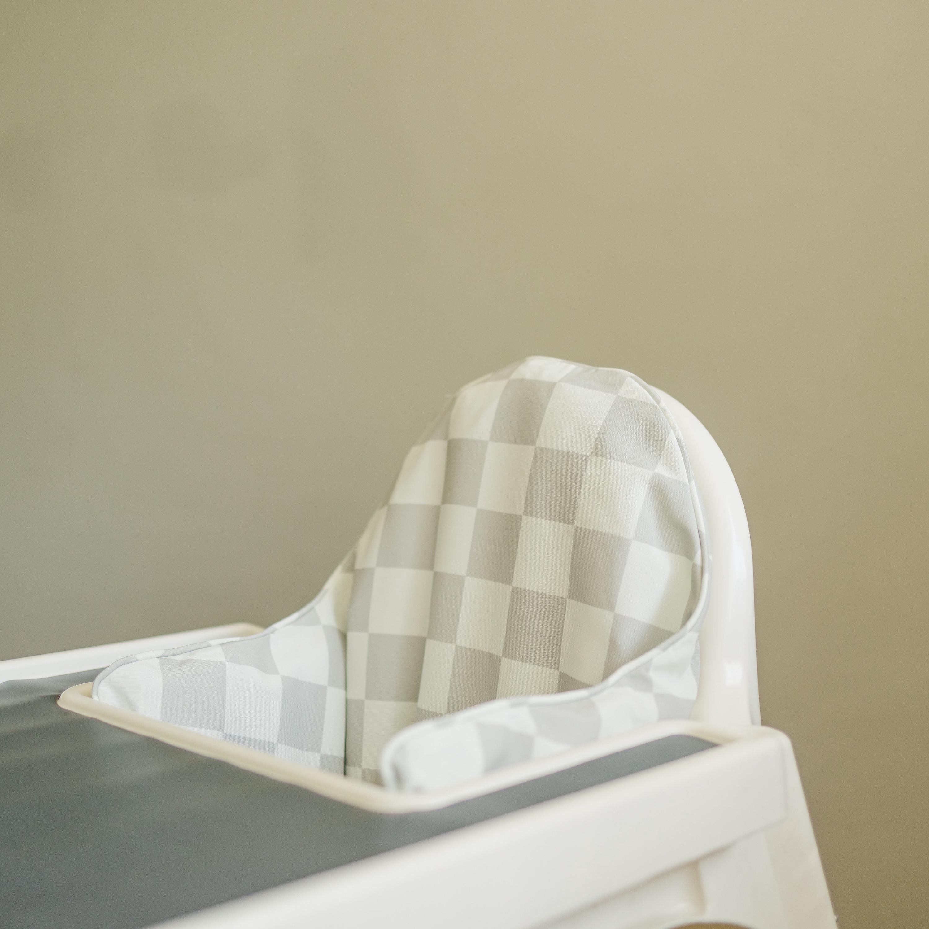 Greige Check Ikea Antilop Cushion Cover